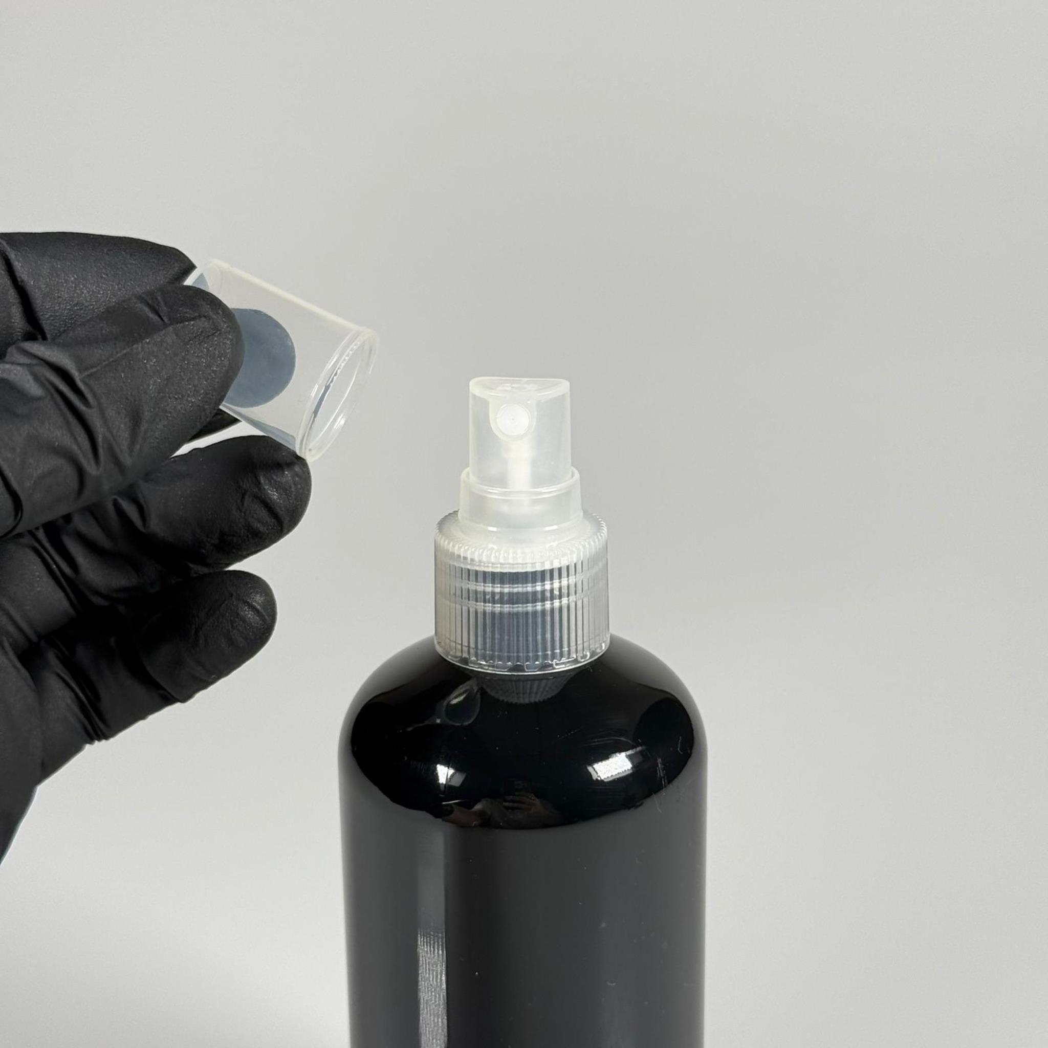 250 CC SİYAH ŞİŞE - ŞEFFAF SPREYLİ - 250 ML SPREYLİ PLASTİK ŞİŞE - ZEYNEP MODEL PET ŞİŞE