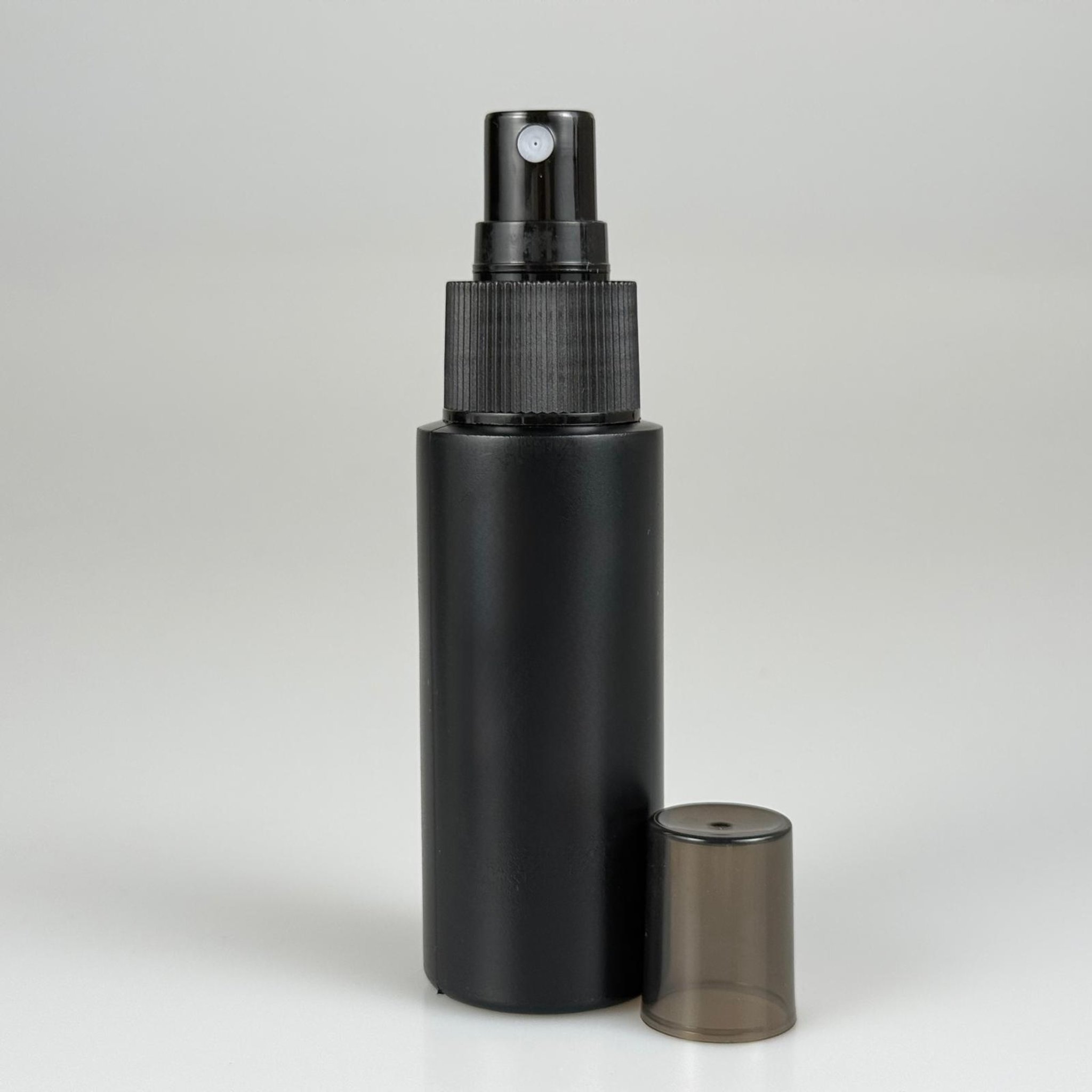 50 CC POLİETİLEN SİYAH ŞİŞE - SİYAH SPREYLİ - 50 ML PLASTİK ŞİŞE