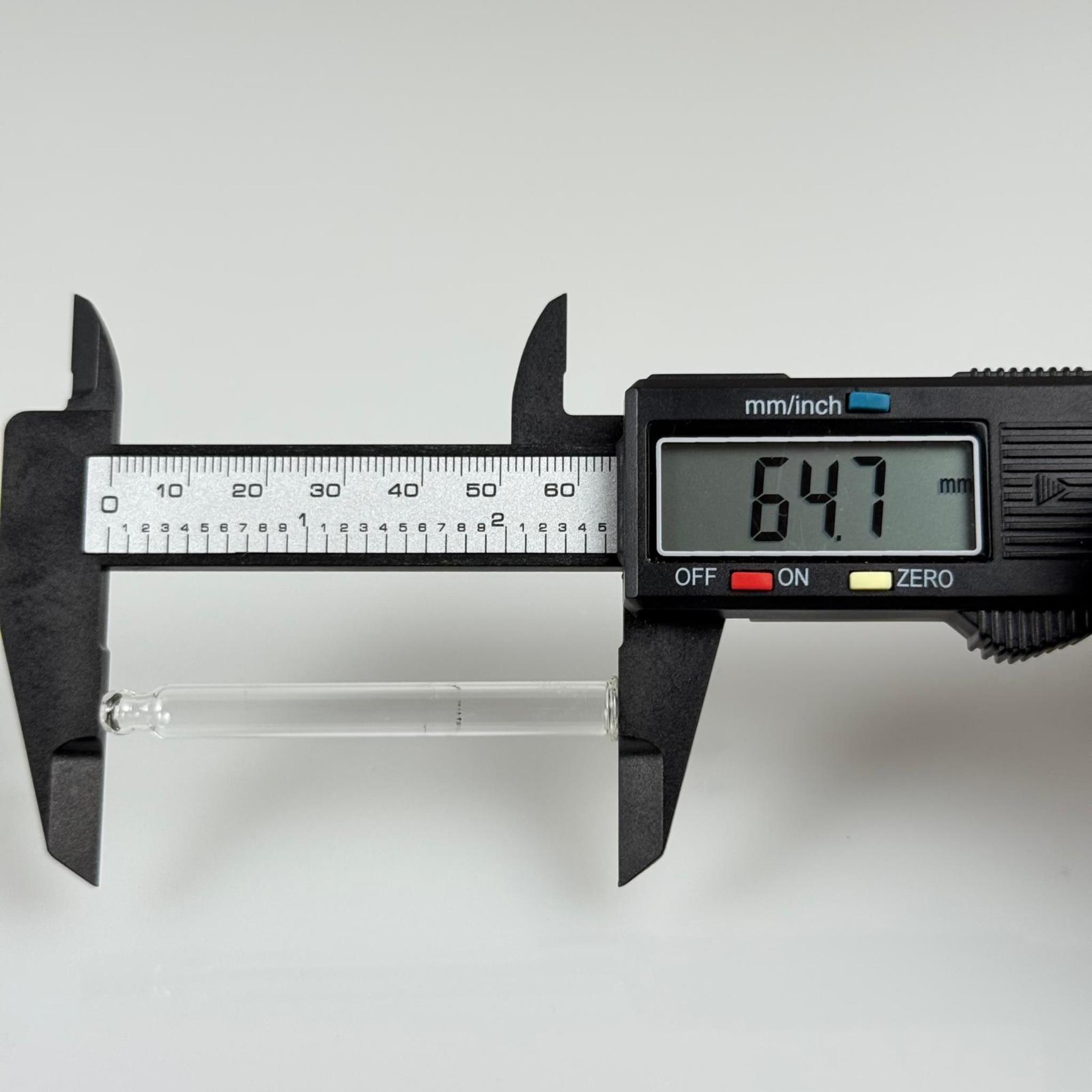 ÇUBUK CAM 65 MM (15 CC 25 CC UYUMLU) 