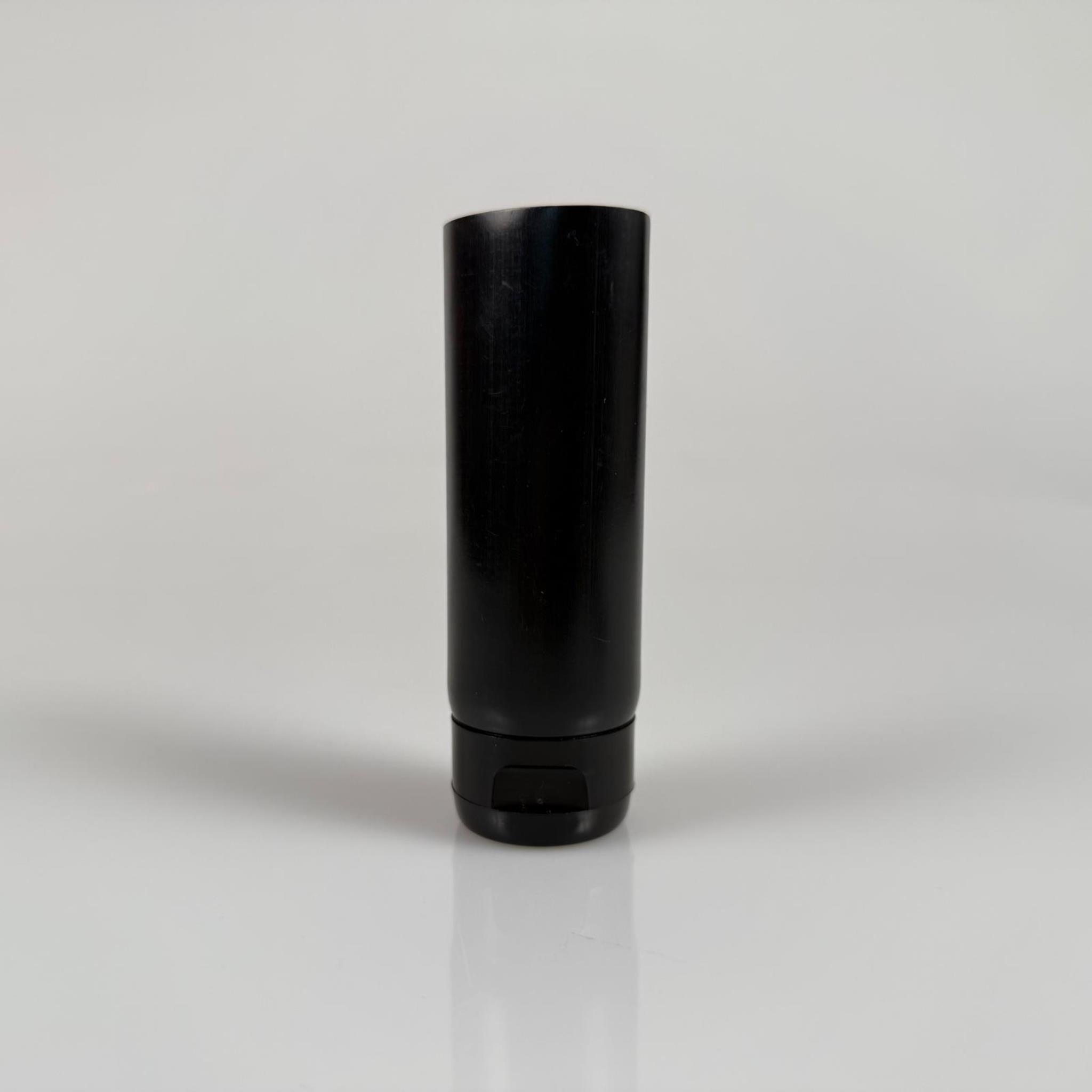 KOZMETİK İÇİN SİYAH BOŞ KREM TÜPÜ KAPAKLI - 50 ML - MERHEM TÜPÜ - LİPGLOSS TÜP - DUDAK PARLATICISI TÜPÜ - BAL DOLUMU İÇİN PLASTİK TÜP  - AÇILIR KAPANIR FLİPTOP KAPAKLI - ALTI AÇIK ELLE KAPANMAZ ISITICI GEREKİR