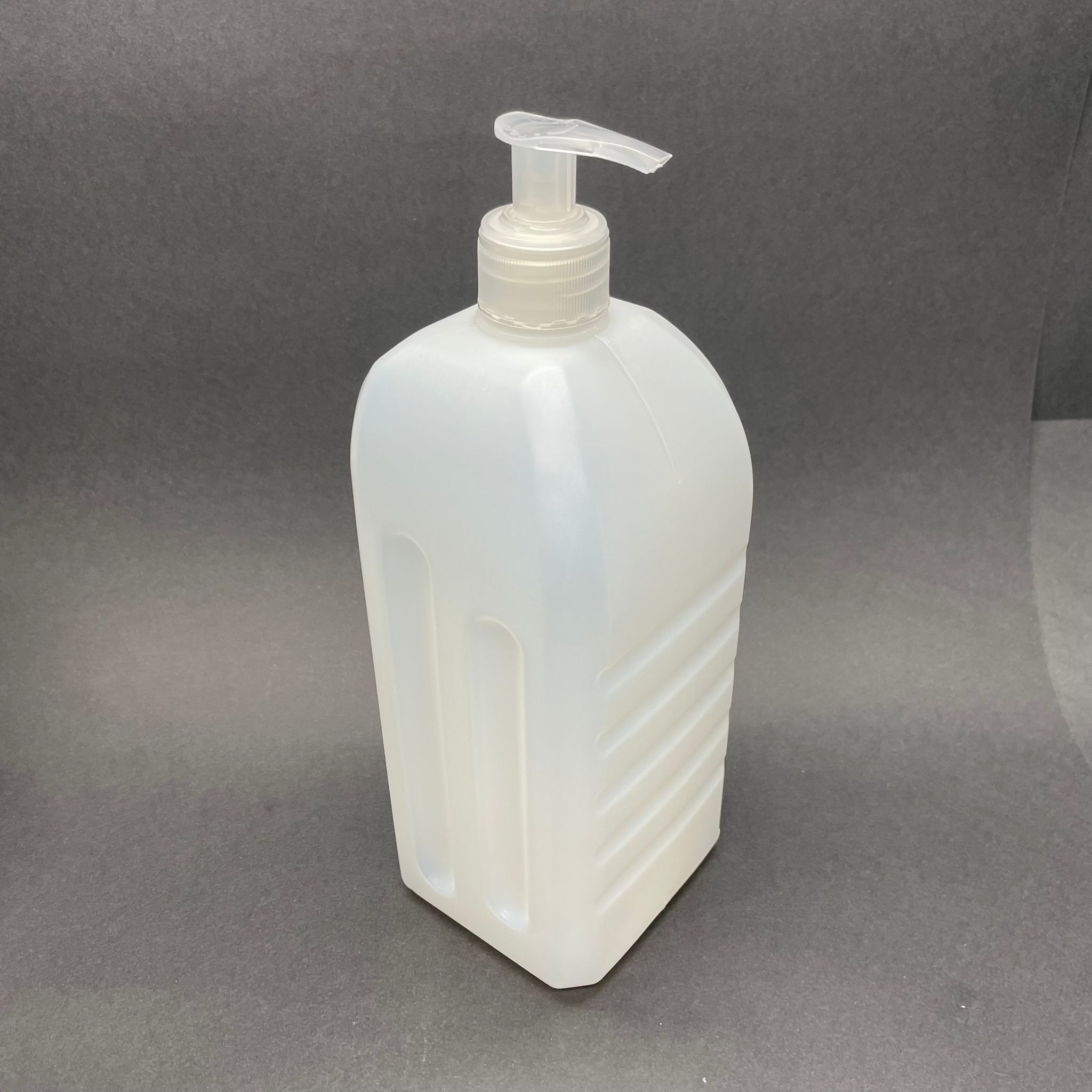 1000 CC POLİETİLEN DEZENFEKTAN ŞİŞESİ - ŞEFFAF SIVI SABUN POMPALI  - 1000 ML PLASTİK DEZENFEKTAN ŞİŞESİ