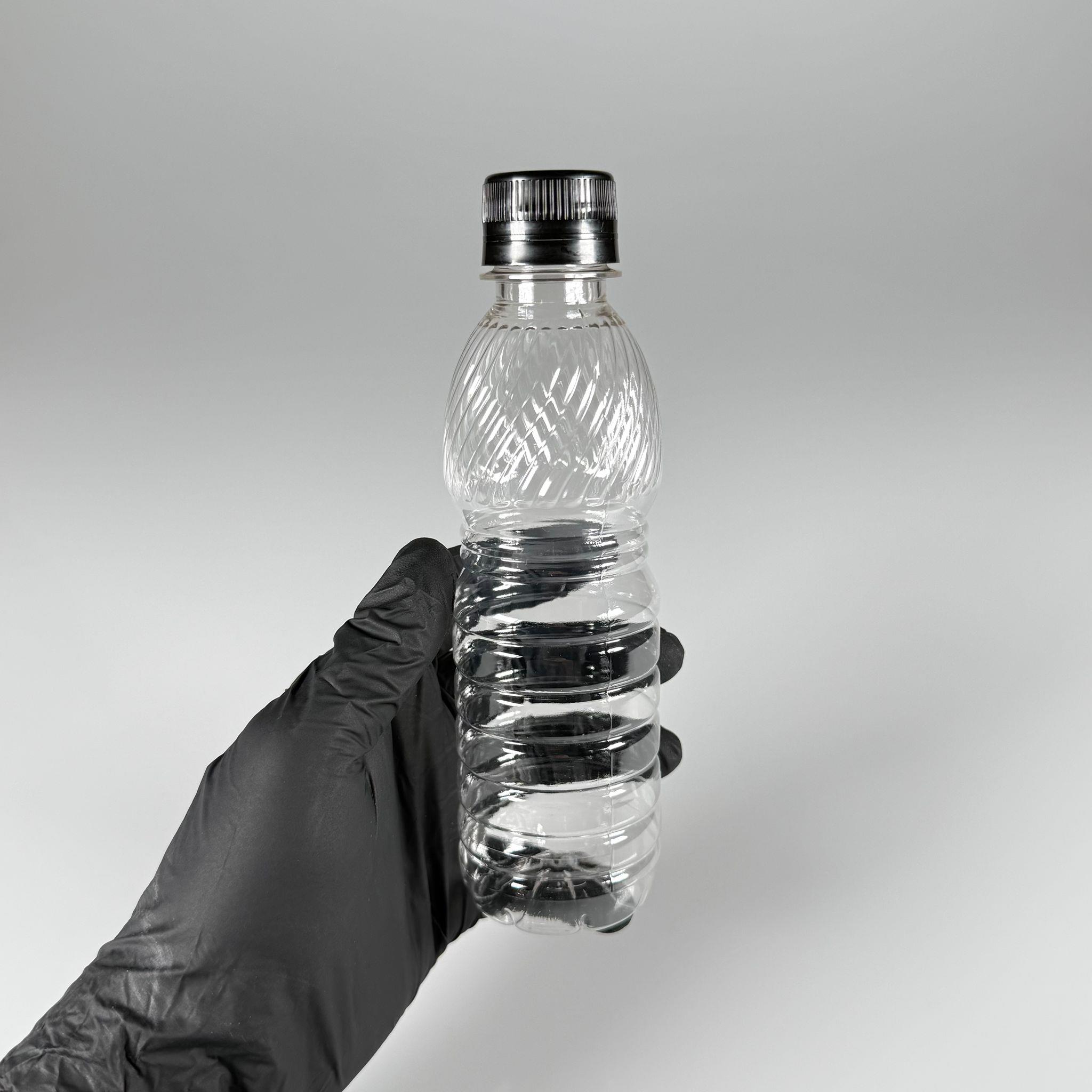 0,25 LT KİLİTLİ KAPAKLI PET ŞİŞE - SİYAH KAPAKLI 250 CC BOŞ PET ŞİŞE