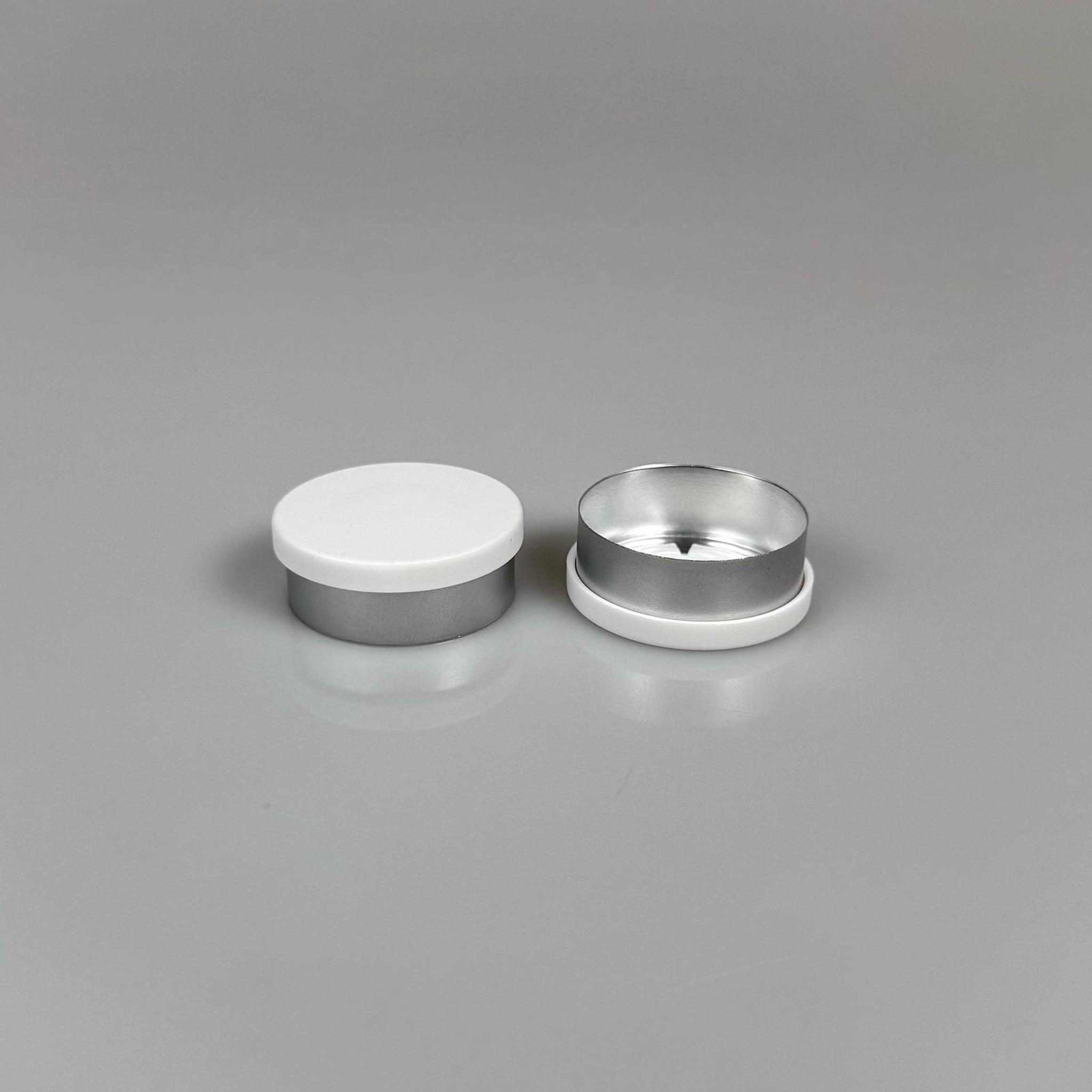 32 MM FLAKON FLİP-OFF ÜSTÜ PLASTİK ALÜMİNYUM KAPAK BEYAZ