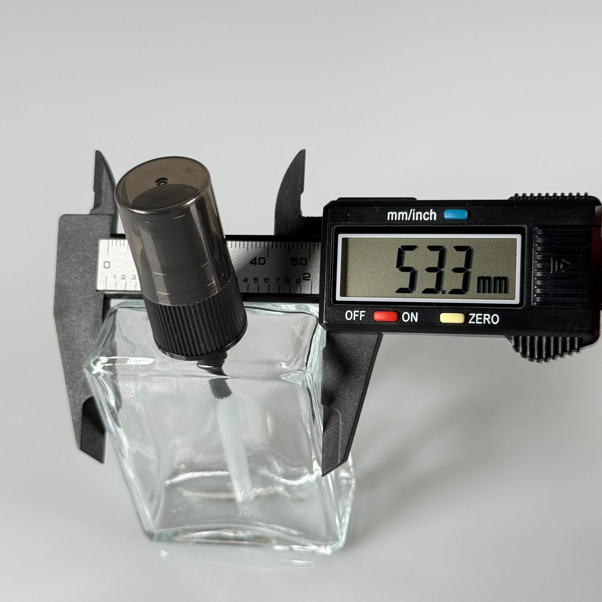 40 CC KÖŞELİ DİKDÖRTGEN KISA MODEL CAM ŞİŞE - SİYAH LOSYON POMPALI - 40 ML PRESTİJLİ ŞİŞE