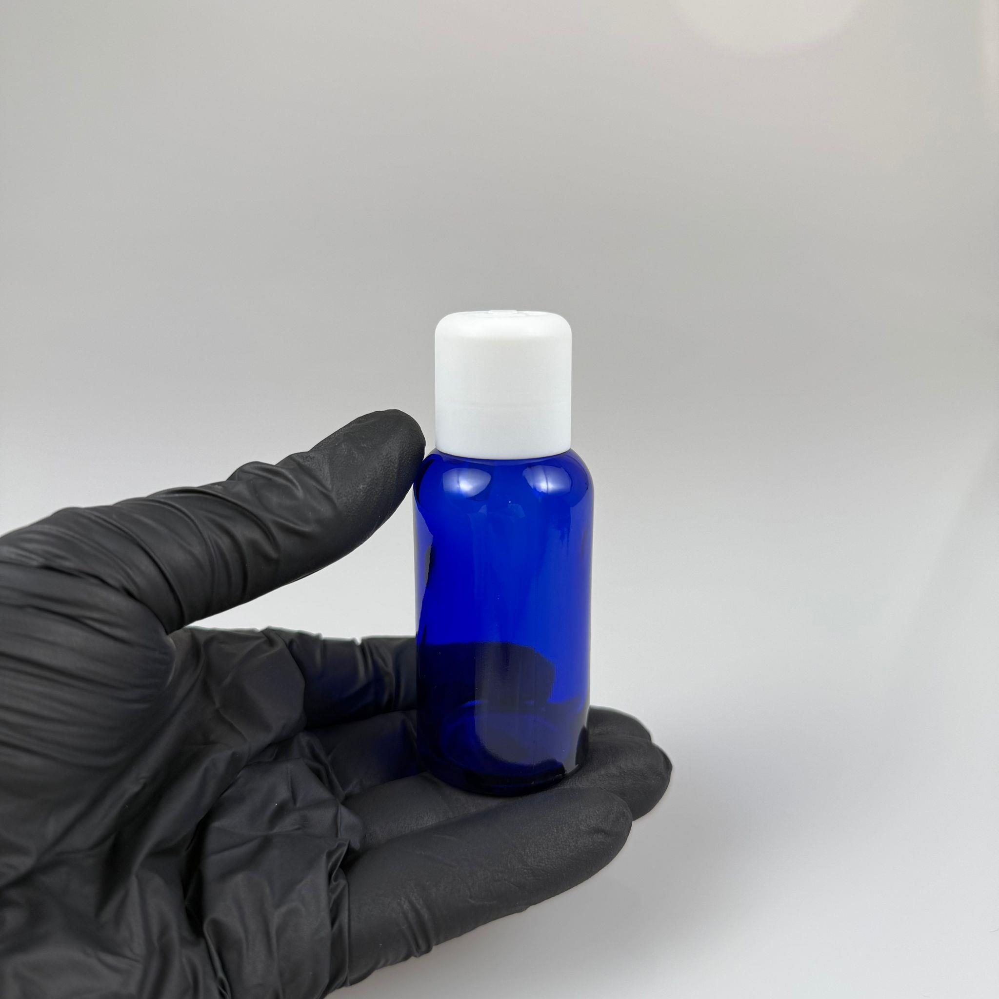 30 CC MAVİ CAM ŞİŞE + İÇTEN DAMLALIKLI ÇOCUK KİLİTLİ BEYAZ KAPAK - MAVİ 30 ML KİLİT KAPAKLI DAMLATMALI ŞİŞE