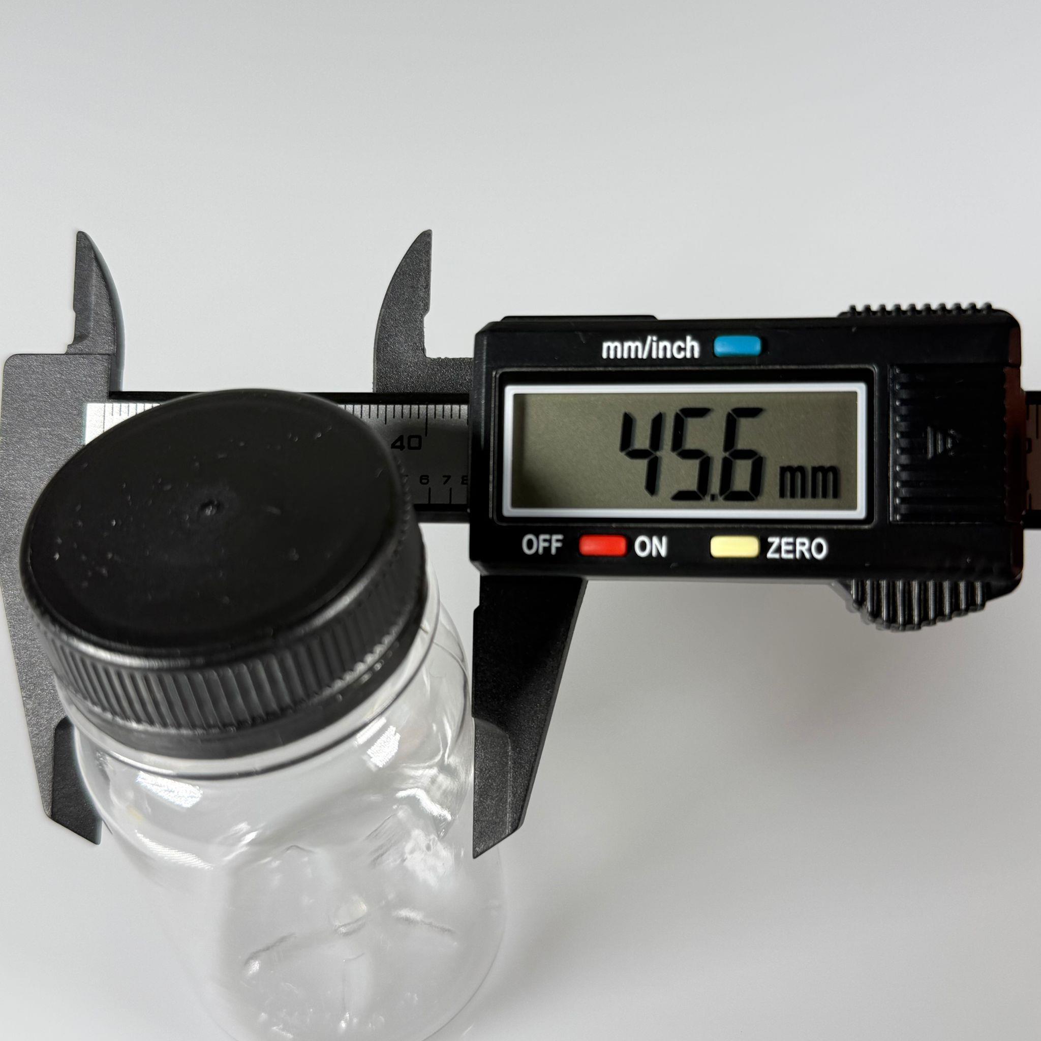 100 CC SİLİNDİR PET ŞİŞE (15,6 GR) - 38 MM GENİŞ AĞIZLI KİLİTLİ SİYAH KAPAKLI  - 100 ML PLASTİK BOŞ ŞİŞELER