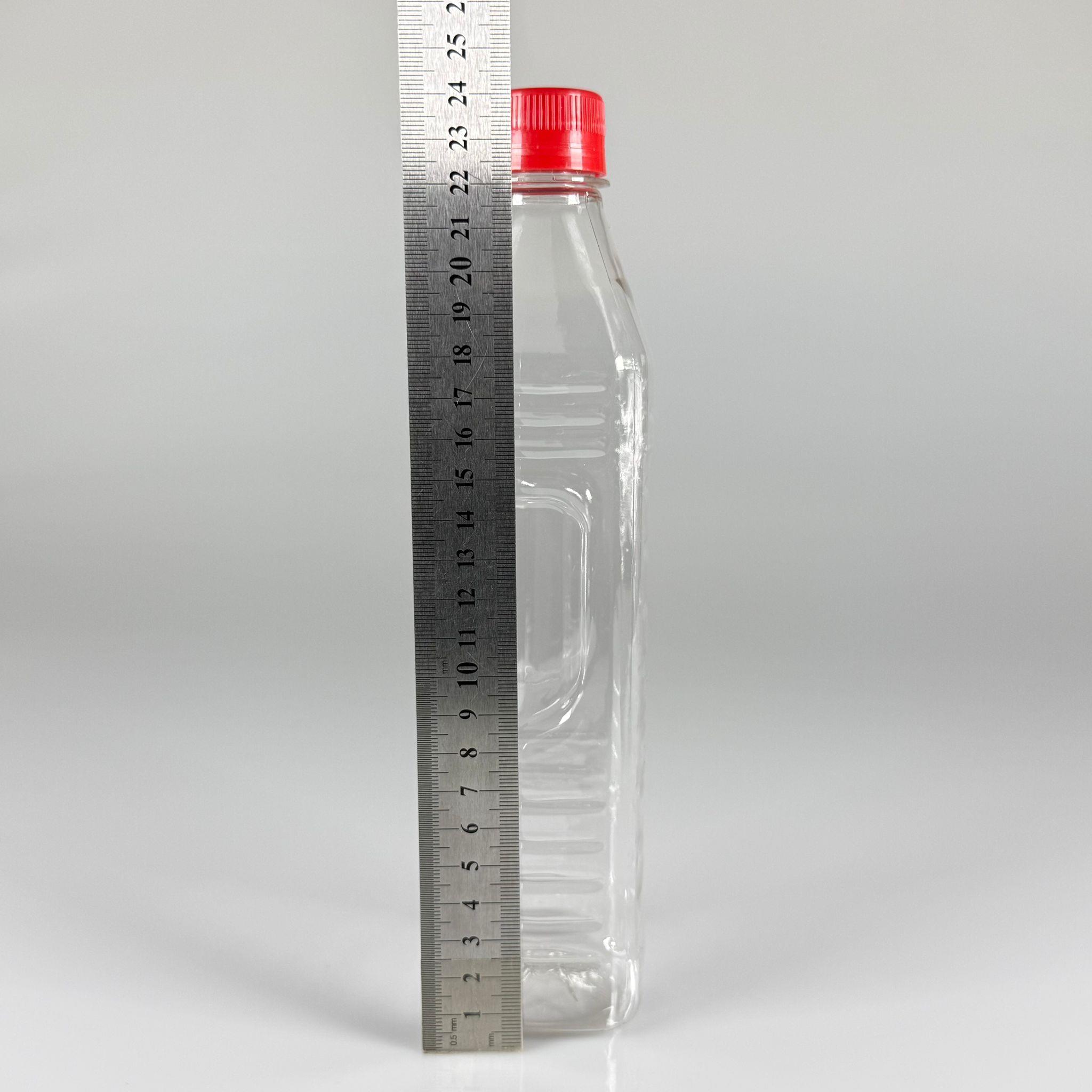 500 CC KÖŞELİ PET ŞİŞE - KIRMIZI KİLİTLİ KAPAKLI 0,5 LİTRE KARE PLASTİK ŞİŞE - ZEYTİNYAĞ ŞİŞESİ