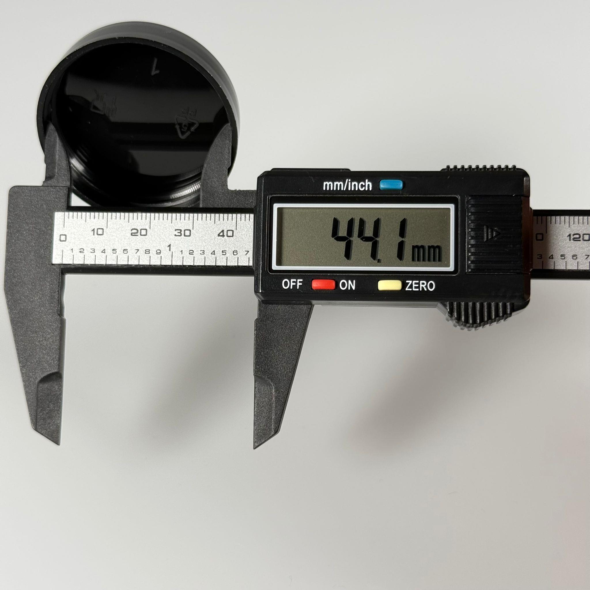 45 MM KAPAK - VİDALI - SİYAH