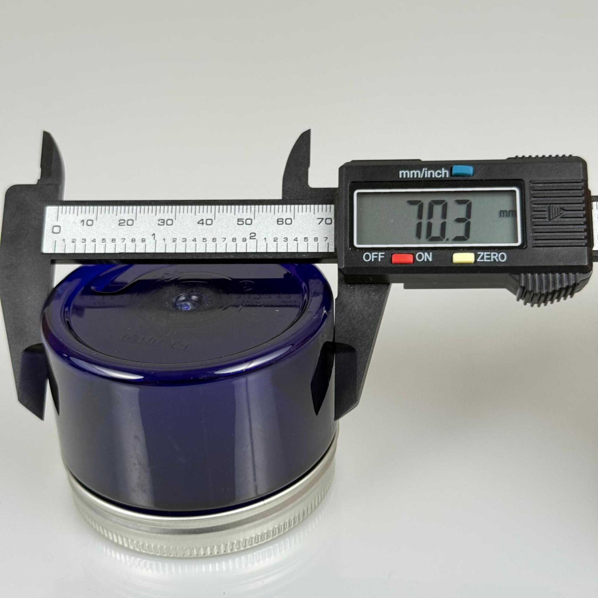 150 ML SERT PET KAVANOZ + GÜMÜŞ METAL KAPAK + İÇ TIPA - 150 CC KALIN MAVİ PLASTİK KAVANOZ GÜMÜŞ METAL KAPAKLI İÇ TIPALI TAKIM - KREM KAVANOZLARI