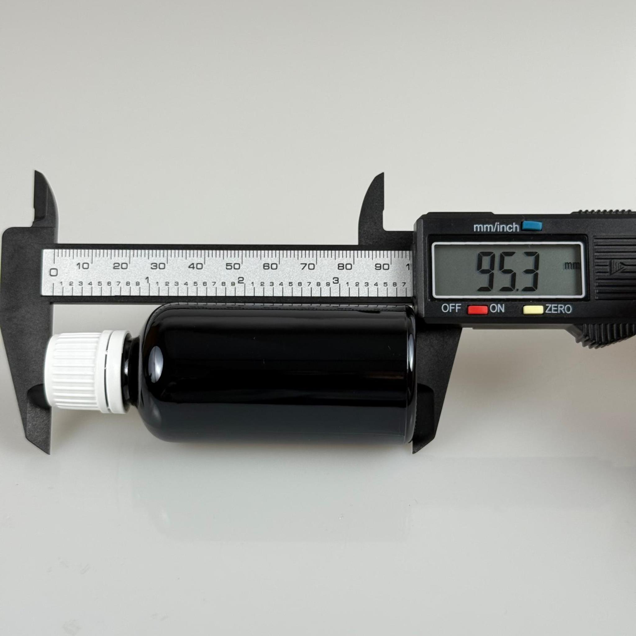 50 CC SİYAH İÇTEN DAMLALIKLI (OPSİYONEL DAMLALIK) - BEYAZ KİLİTLİ KAPAKLI CAM ŞİŞE - 50 ML KOLONYA TIPALI CAM ŞİŞE