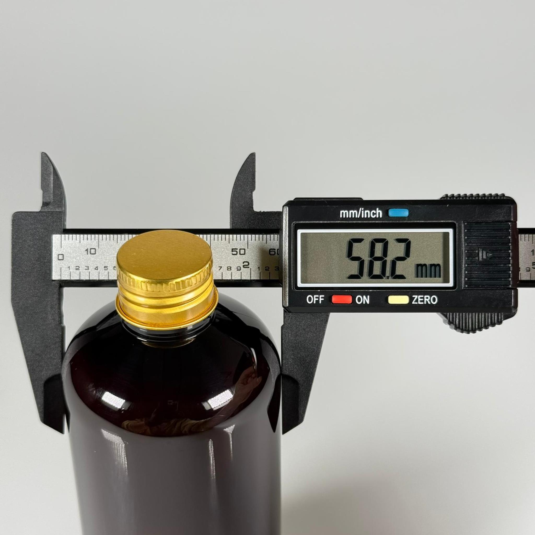 250 CC AMBER ŞİŞE - GOLD METAL KAPAKLI + KOLONYA TIPALI - 250 ML PLASTİK KOLONYA ŞİŞESİ - ZEYNEP MODEL PET ŞİŞE