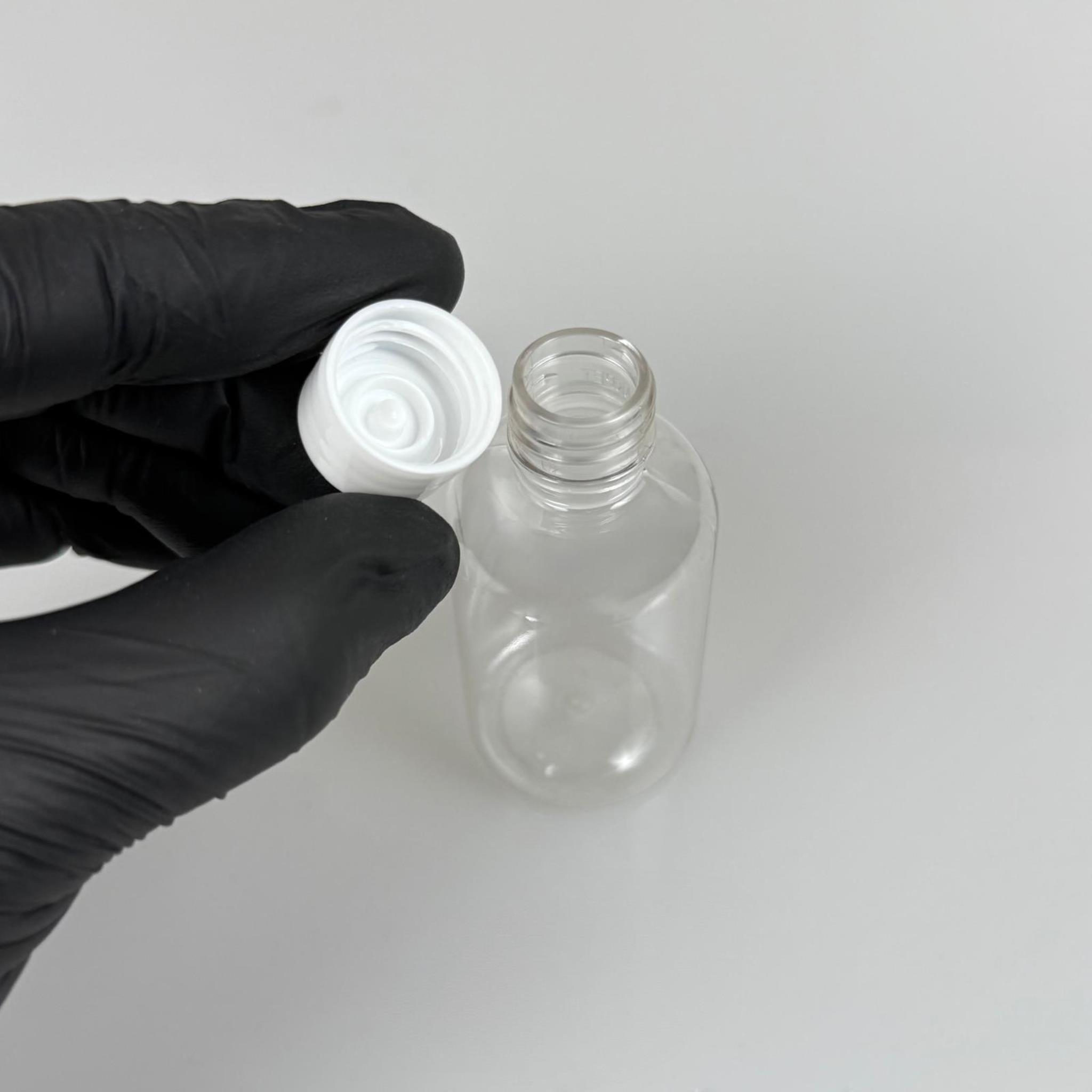 50 ML CONTALI KAPAKLI PET ŞİŞE - 50 CC BEYAZ KAPAKLI TOMBUL PLASTİK ŞİŞE