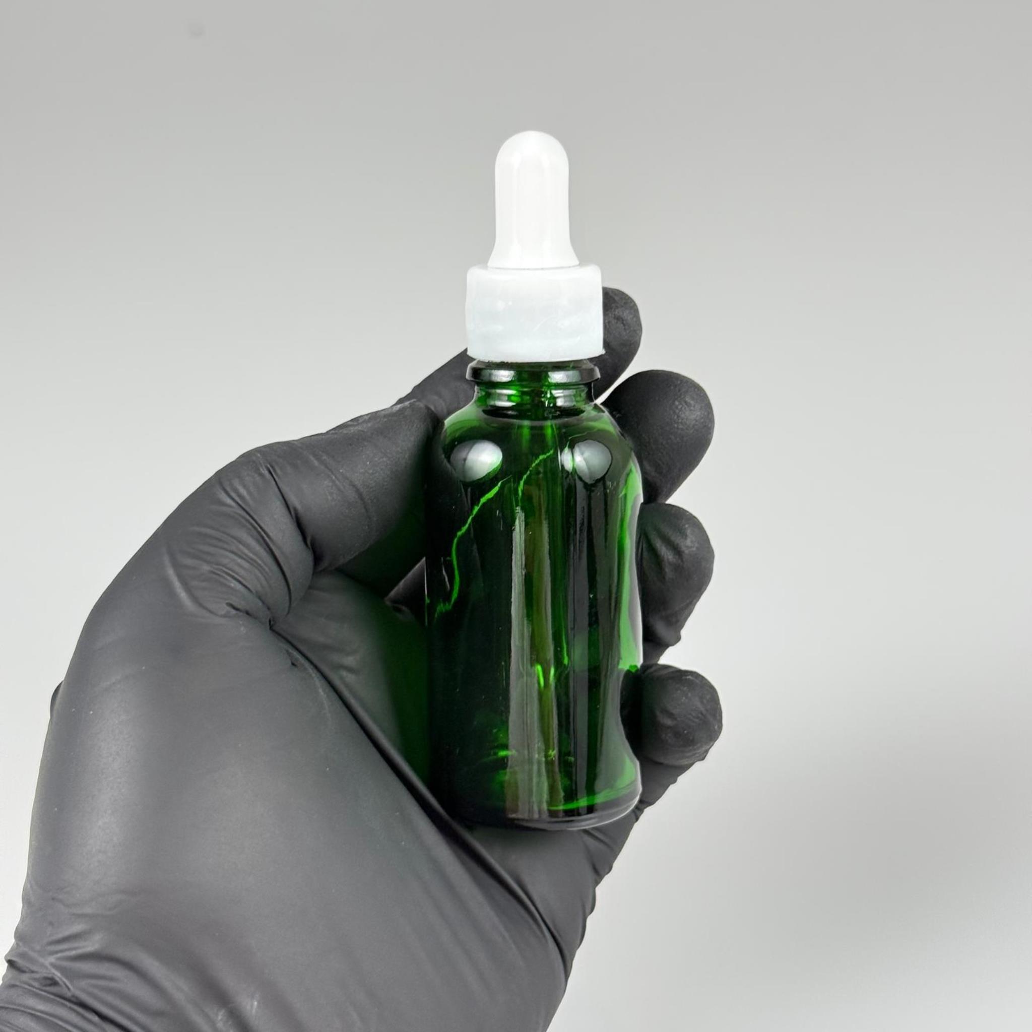 30 CC YEŞİL İNCE UÇLU CAM DAMLALIKLI ŞİŞE - BEYAZ EMZİK + BEYAZ DÜZ KAPAK + CAM PİPET TAKIM - 30 ML YEŞİL DAMLALIKLI ŞİŞE SETİ