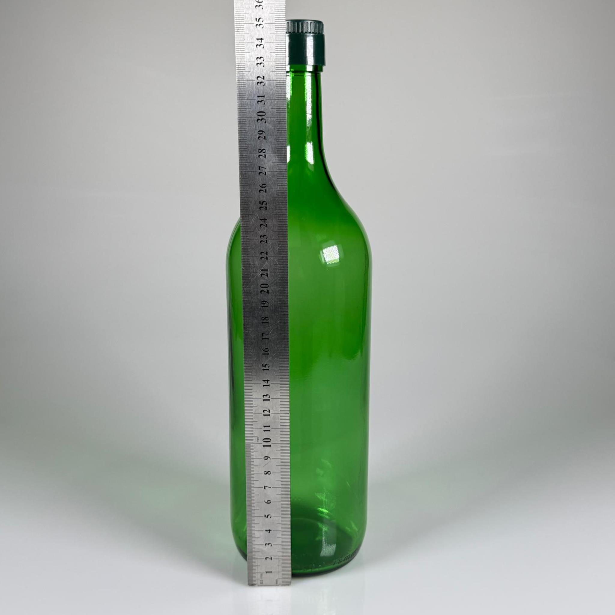 1500 CC CAM ŞİŞE YEŞİL - YEŞİL AKITICILI DROP STOP KAPAKLI - 1500 ML CAM ŞİŞE - 1,5 LT CAM ŞİŞE