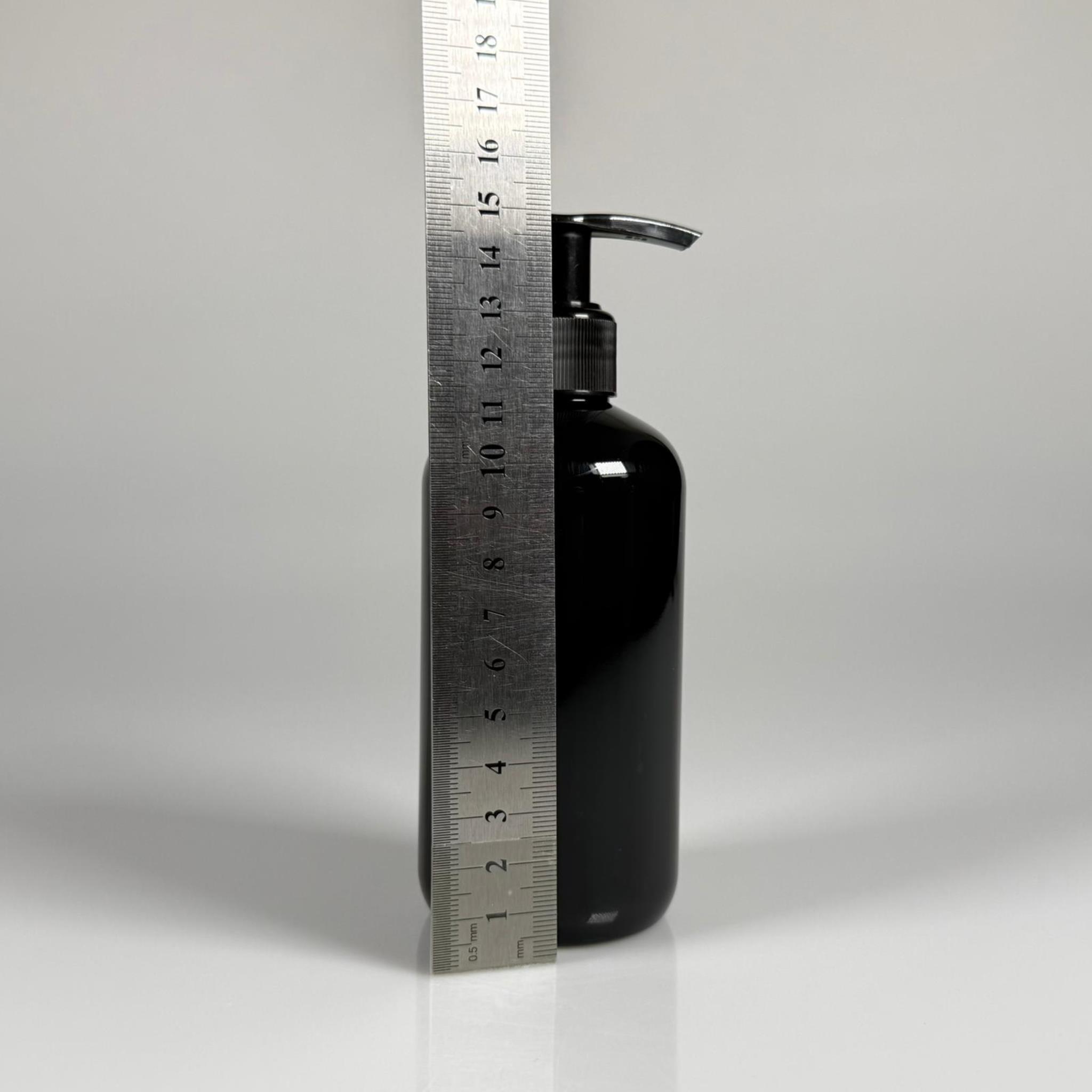 250 CC SİYAH ŞİŞE - SİYAH POMPALI - 250 ML POMPALI PLASTİK ŞİŞE - ZEYNEP MODEL PET ŞİŞE