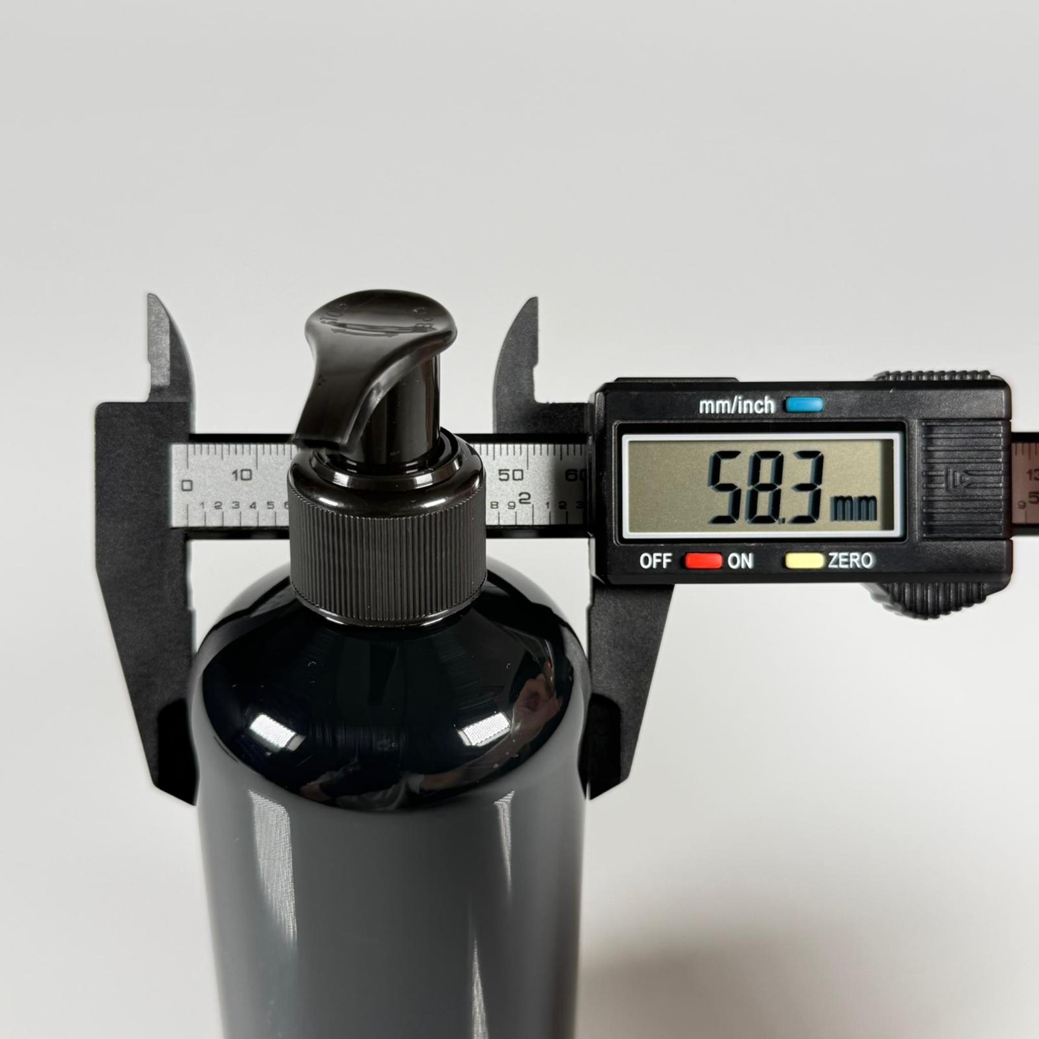 250 CC SİYAH ŞİŞE - SİYAH POMPALI - 250 ML POMPALI PLASTİK ŞİŞE - ZEYNEP MODEL PET ŞİŞE