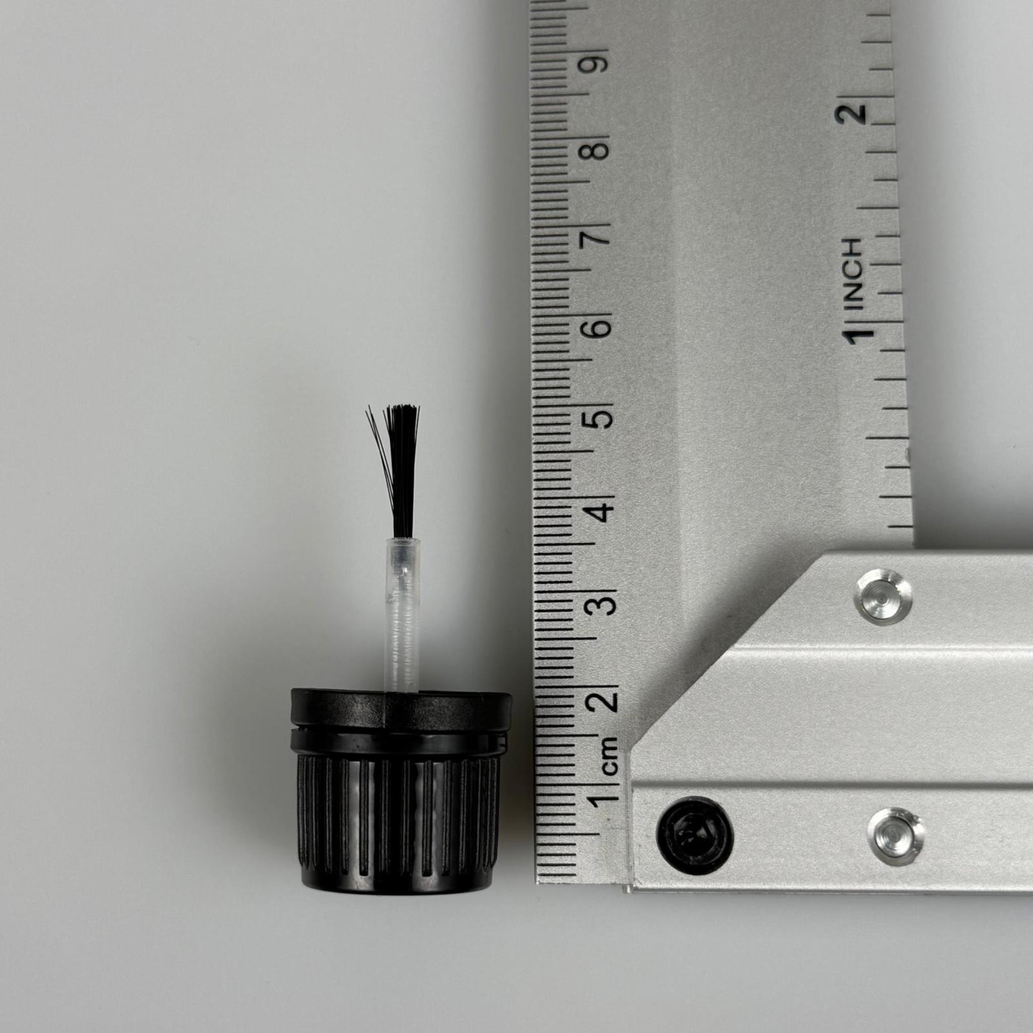 18 MM FIRÇALI KAPAK - SİYAH (4,5 CM FIRÇA BOYU)