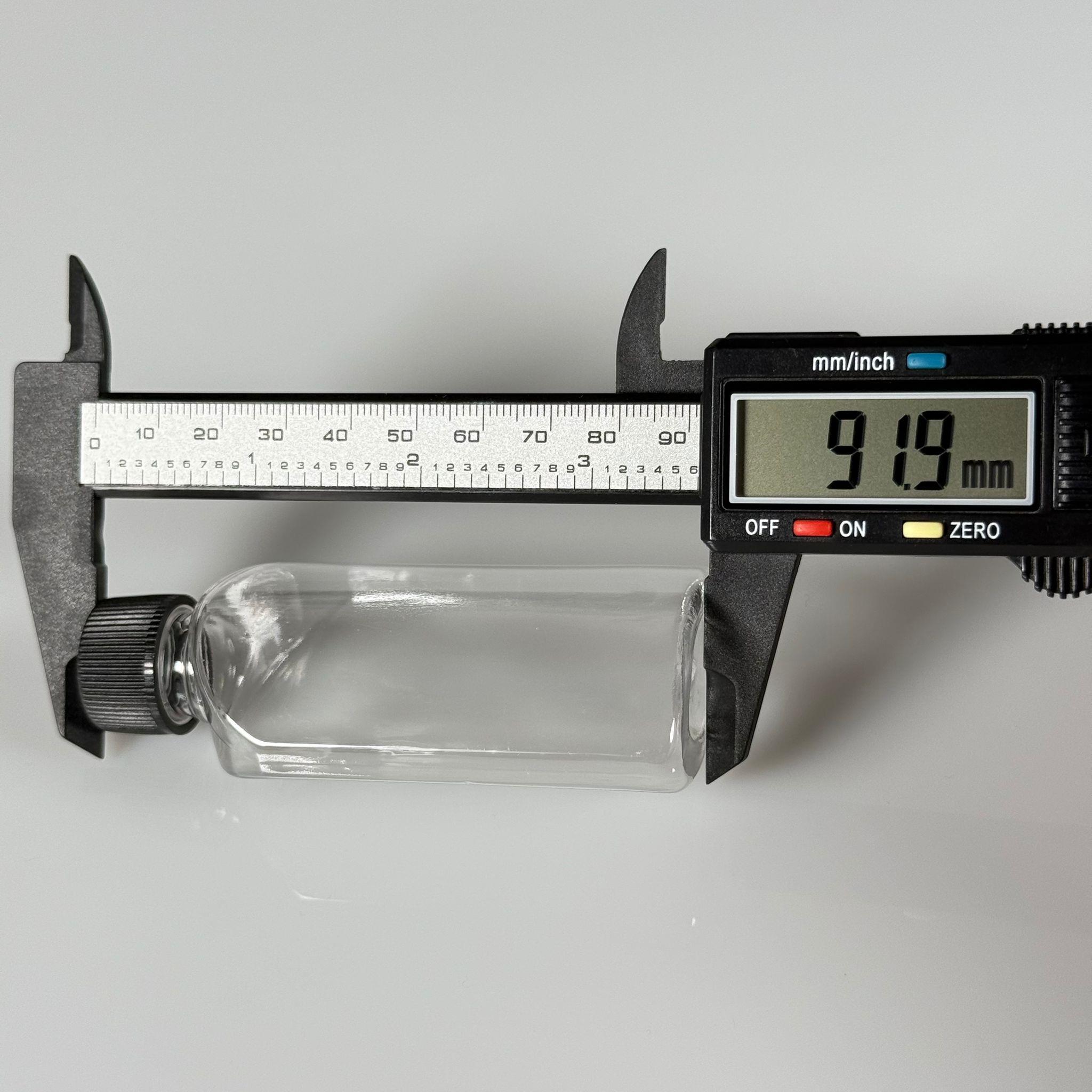 50 CC YASSI PET ŞİŞE + CONTALI SİYAH KAPAK