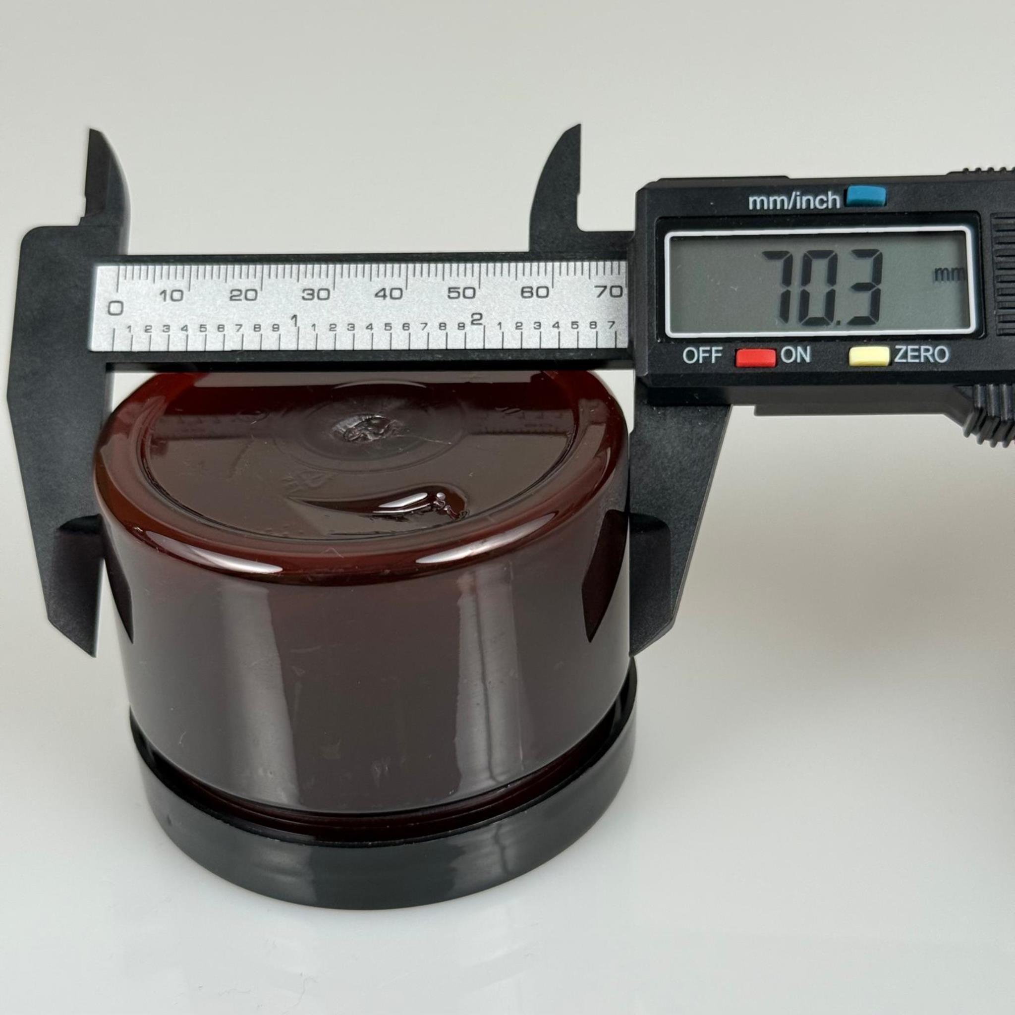 150 ML SERT PET KAVANOZ + SİYAH PLASTİK KAPAK + İÇ TIPA - 150 CC KALIN AMBER PLASTİK KAVANOZ SİYAH PLASTİK KAPAKLI İÇ TIPALI TAKIM - KREM KAVANOZLARI