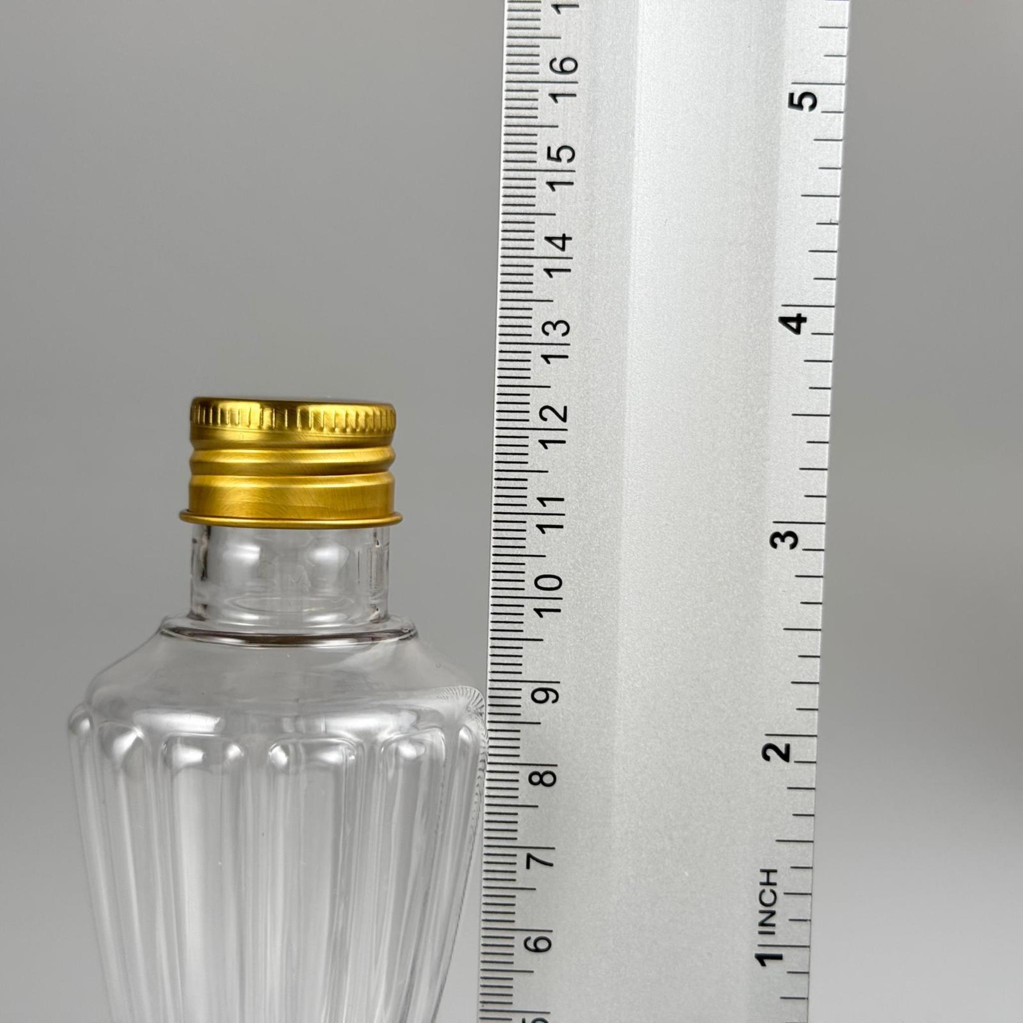 100 CC CAMPET VAZO HÜRREM ŞİŞE (24 AĞIZ) + KÖPÜK CONTALI GOLD METAL ALÜMİNYUM KAPAKLI TAKIM - 100 ML KAPAKLI PLASTİK ŞİŞELER