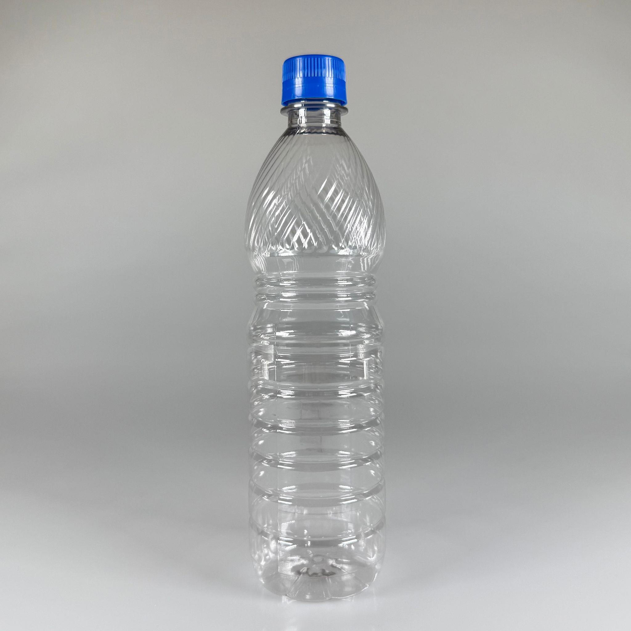 0,75 LT KİLİTLİ KAPAKLI PET ŞİŞE - MAVİ KAPAKLI 750 ML BOŞ PET ŞİŞE