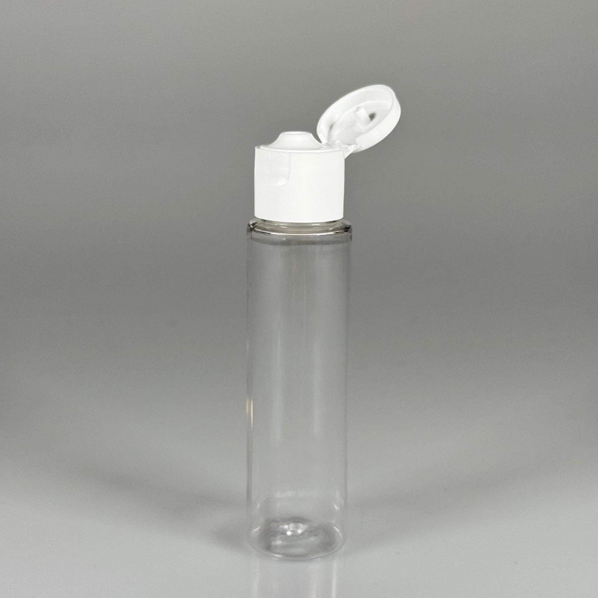 35 CC UZUN PET ŞİŞE + BEYAZ FLİPTOP KAPAK - 30 ML DAMLALIKLI PLASTİK ŞİŞE