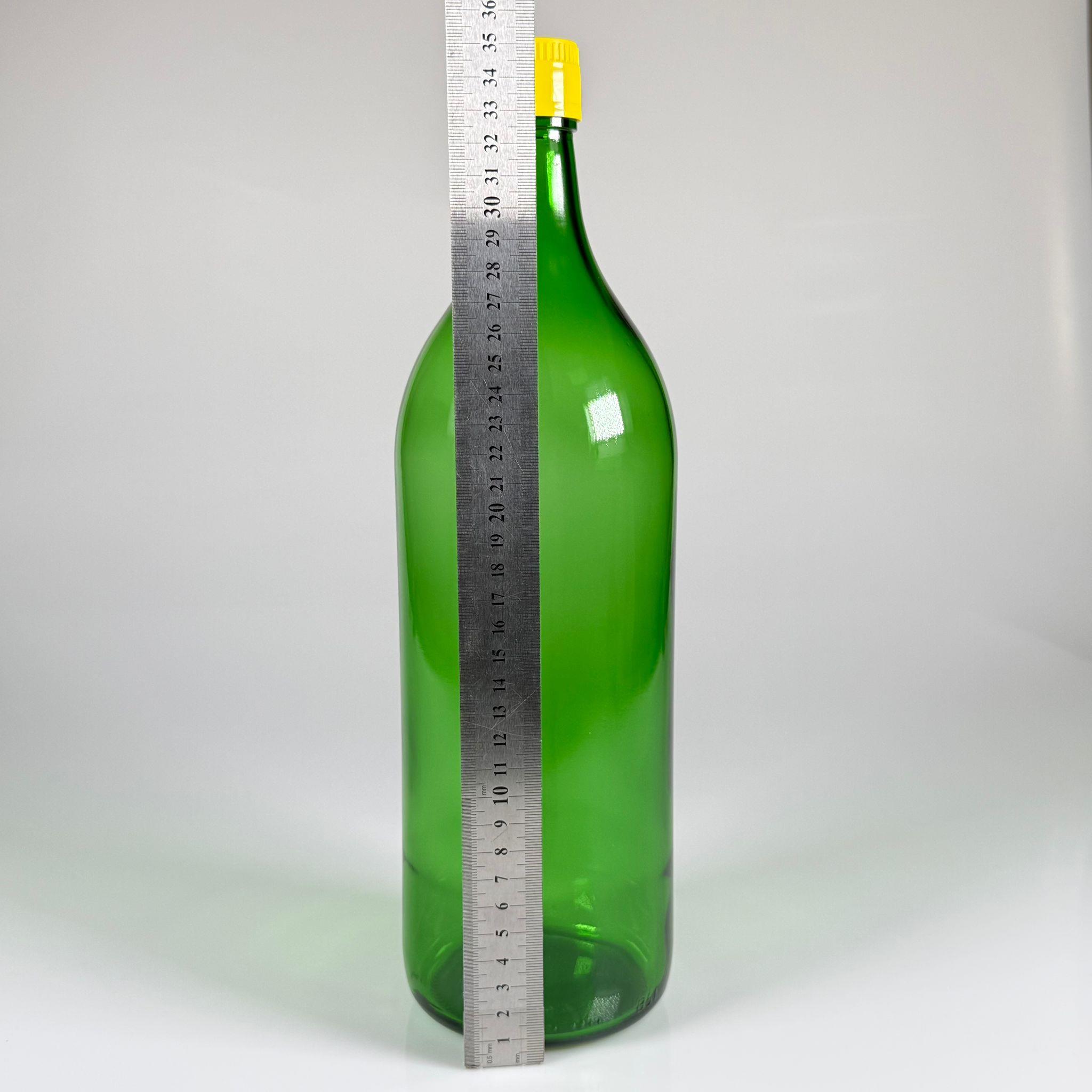 2000 CC YEŞİL CAM ŞİŞE - KİLİTLİ SARI AKITICILI DROP - STOP KAPAKLI - 2 LİTRE YAĞ ŞİŞESİ - SİRKE ŞİŞESİ - ZEYTİNYAĞ İÇİN BOŞ CAM ŞİŞE