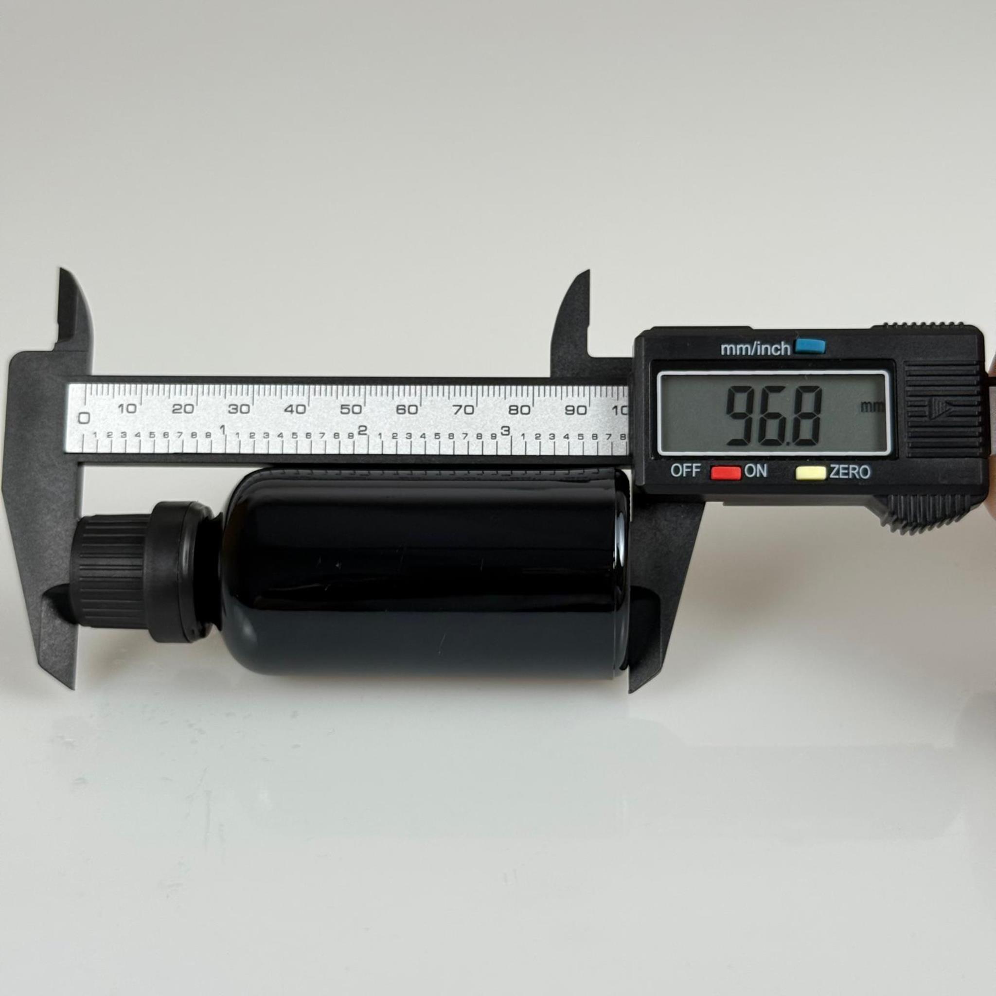 50 CC SİYAH İÇTEN DAMLALIKLI - SİYAH KİLİT KAPAKLI CAM ŞİŞE - 50 ML SİYAH STANDART İÇTEN DAMLALIKLI CAM ŞİŞE