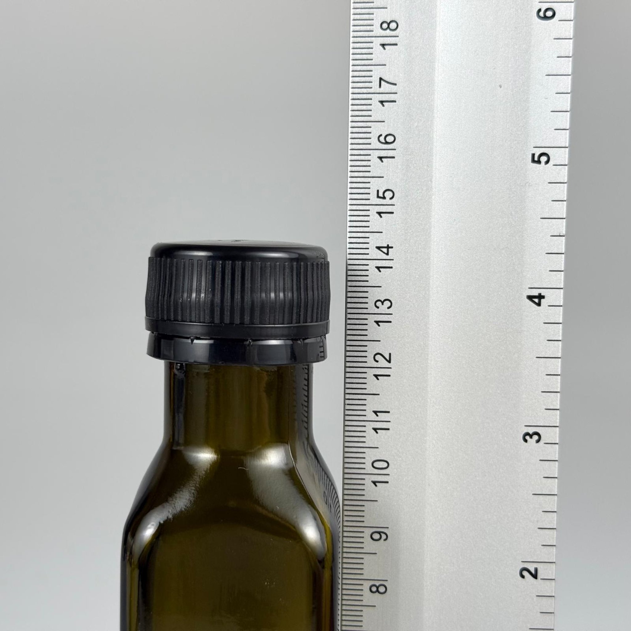 100 CC MARASKA CAM ŞİŞE KOYU YEŞİL (31 MM AĞIZ) - CONTALI SİYAH KİLİTLİ KAPAKLI - 100 ML KÖŞELİ KARE MARASCA YAĞ VE SOS ŞİŞELERİ