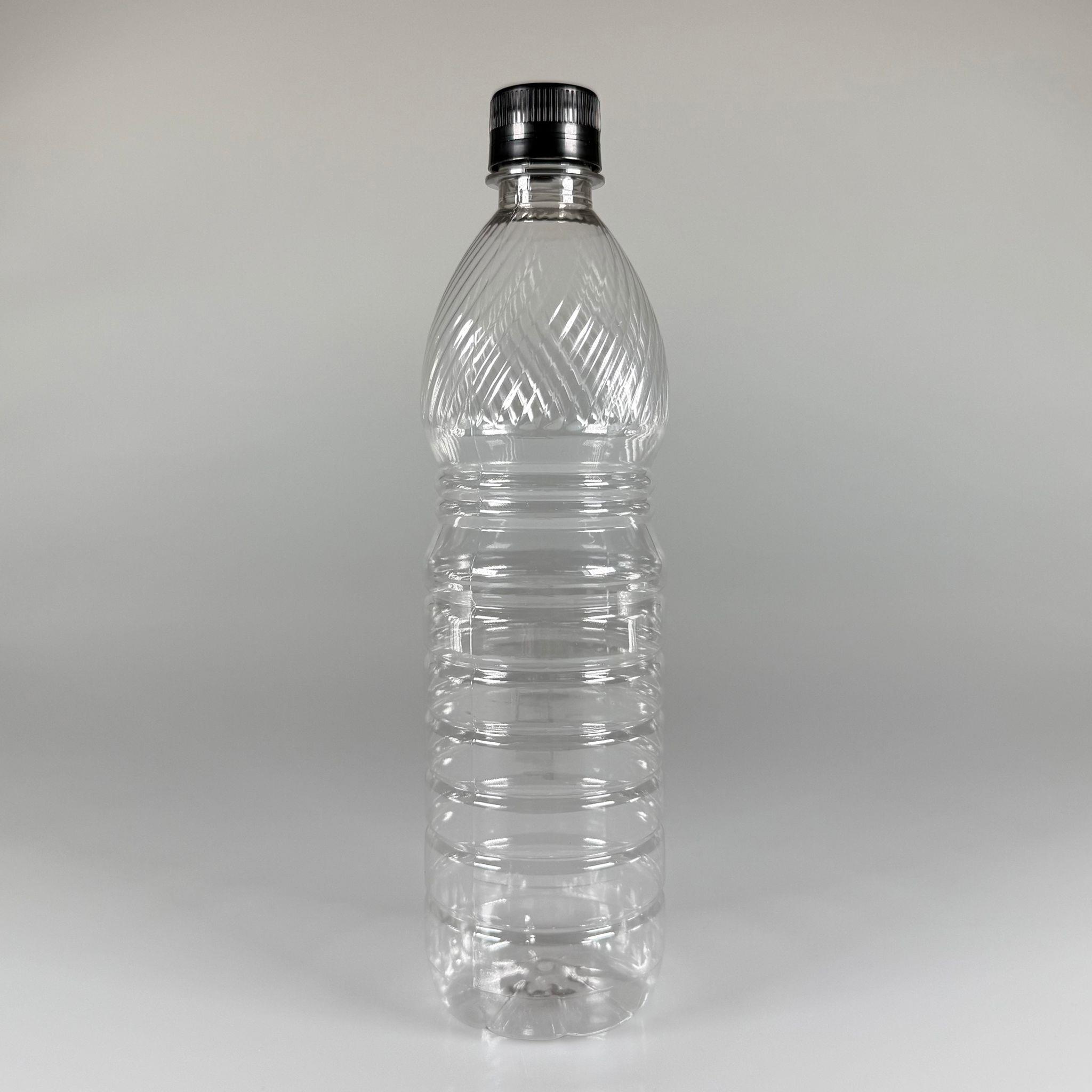 0,75 LT KİLİTLİ KAPAKLI PET ŞİŞE - SİYAH KAPAKLI 750 ML BOŞ PET ŞİŞE