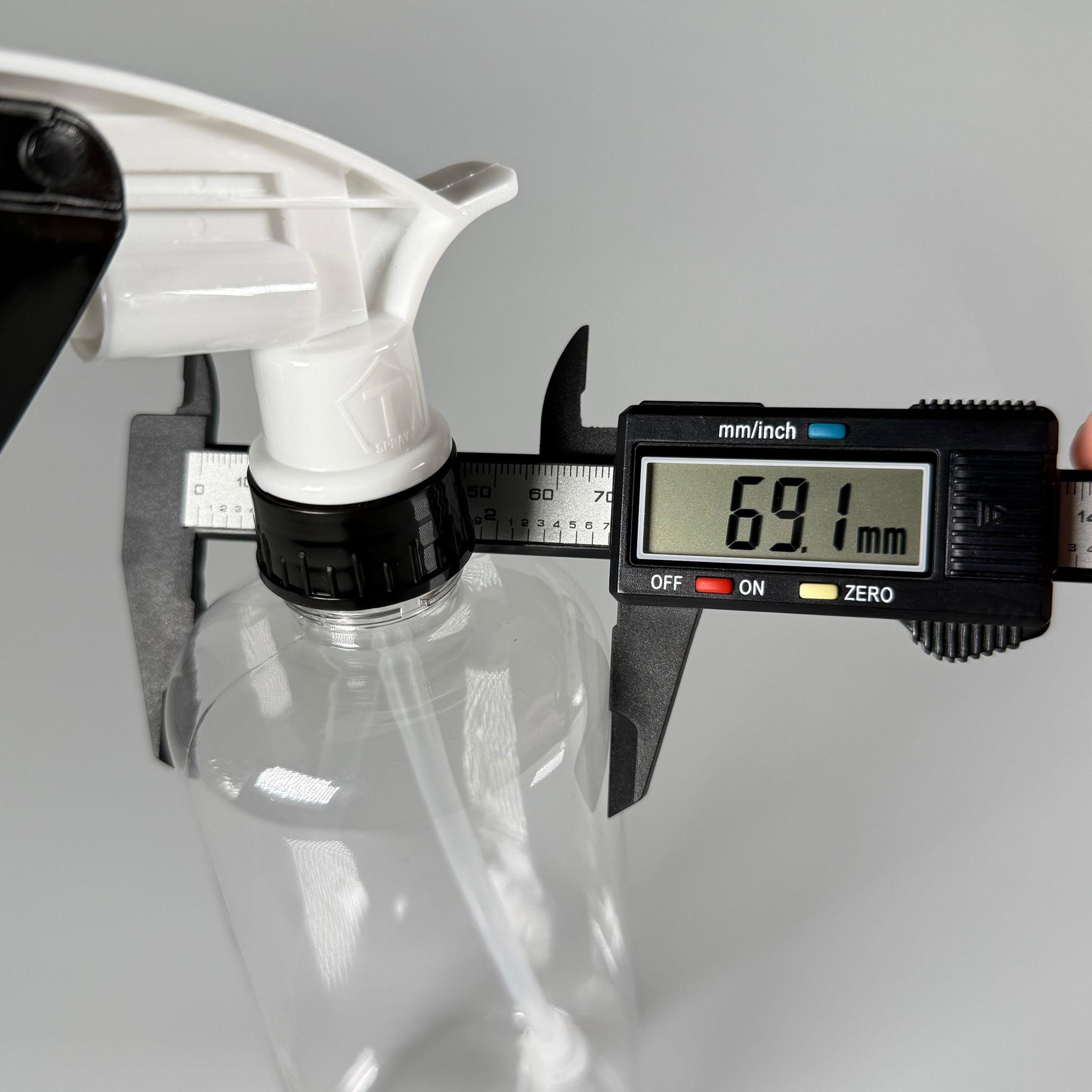 500 CC PET OTO BAKIM ŞİŞESİ - BÜYÜK SİYAH BEYAZ DOZAJLI KİMYASALA DAYANIKLI TRİGER TETİK SPREYLİ - 500 ML KİMYASALA DAYANIKLI PLASTİK ŞİŞE - 0,5 LT PET ŞİŞE - ŞEFFAF OTO TEMİZLİK ŞİŞESİ