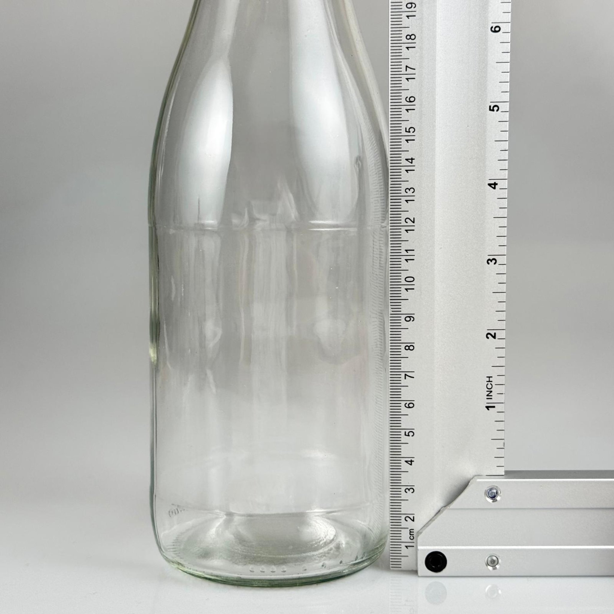 1000 CC ŞEFFAF CAM ŞERBET ŞİŞESİ + ALÜMİNYUM KAPLAMALI GOLD KAPAKLI + KÖR TIPALI TAKIM - 1000 ML CAM ŞİŞE