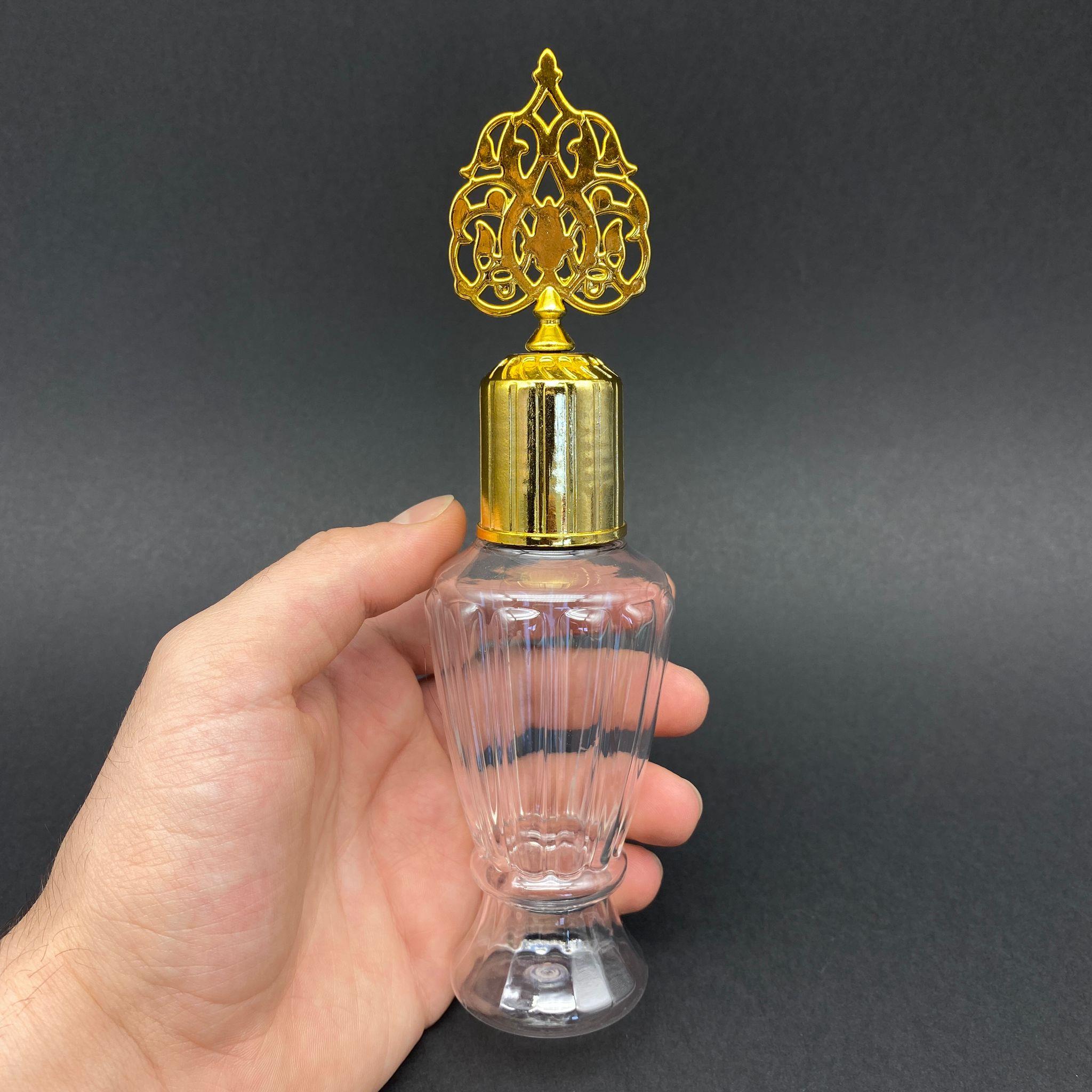 100 CC CAMPET VAZO HÜRREM KOLONYA ŞİŞESİ - GOLD OSMANLI KAPAKLI - KOLONYA TIPALI - 100 ML CAMPET KOLONYA ŞİŞESİ