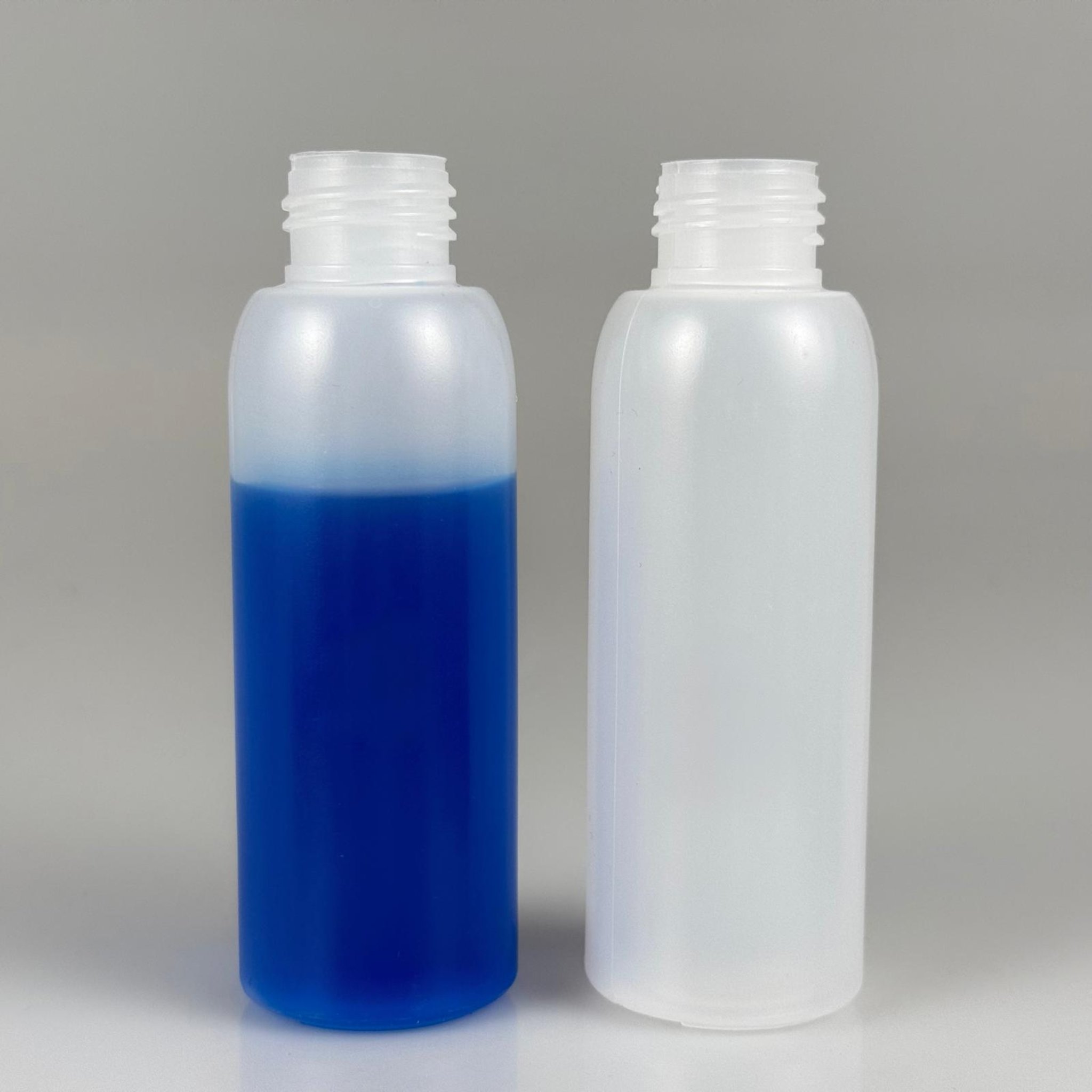 100 ML SIKILABİLİR YUMUŞAK PE POLİETİLEN PLASTİK ŞİŞE - 24 AĞIZ KAPAKSIZ - 100 cc sos, yağ, kartuş, mürekkep vb için boş şişeler