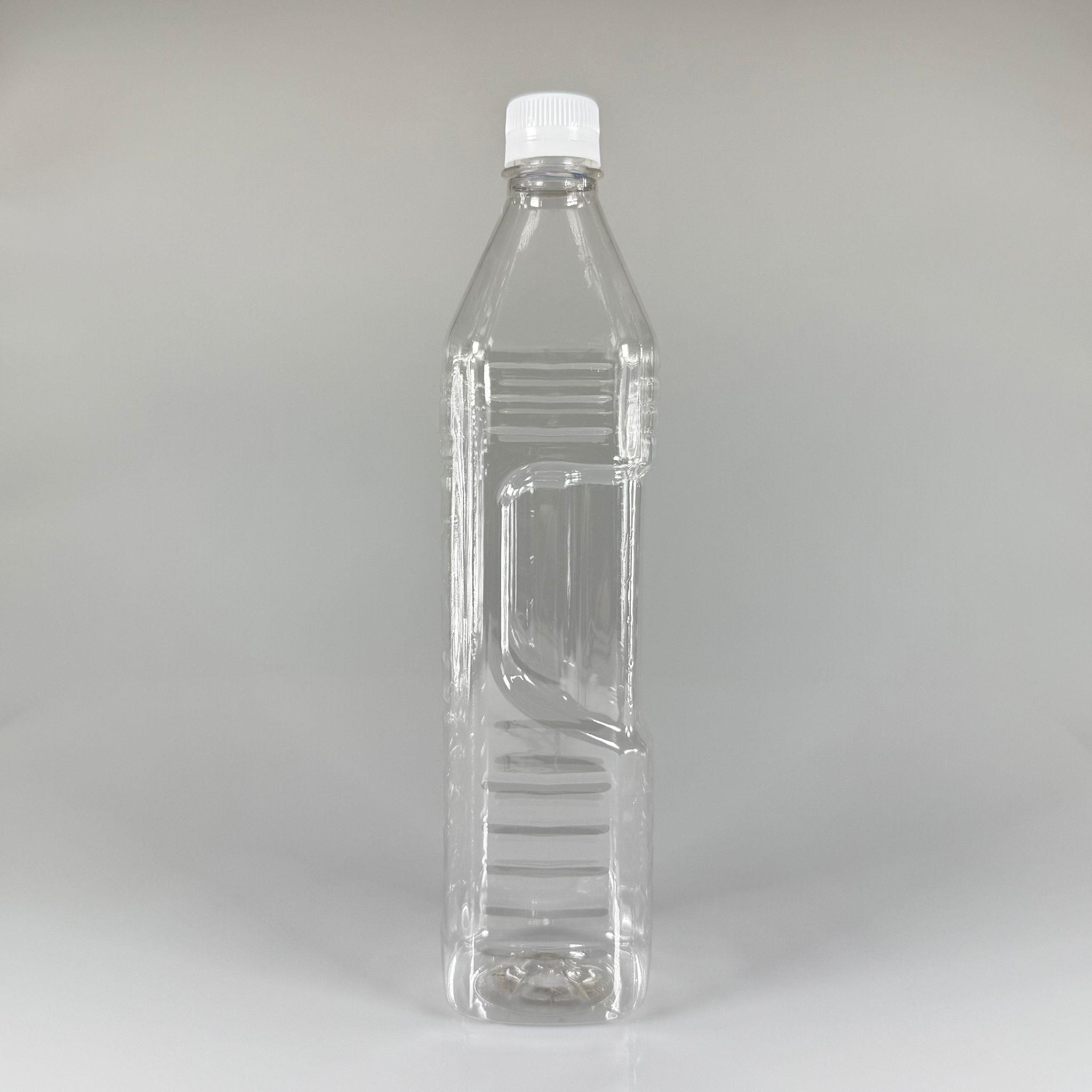 1000 CC KÖŞELİ PET ŞİŞE - BEYAZ KİLİTLİ KAPAKLI 1 LİTRE KARE PLASTİK ŞİŞE - ZEYTİNYAĞ ŞİŞESİ