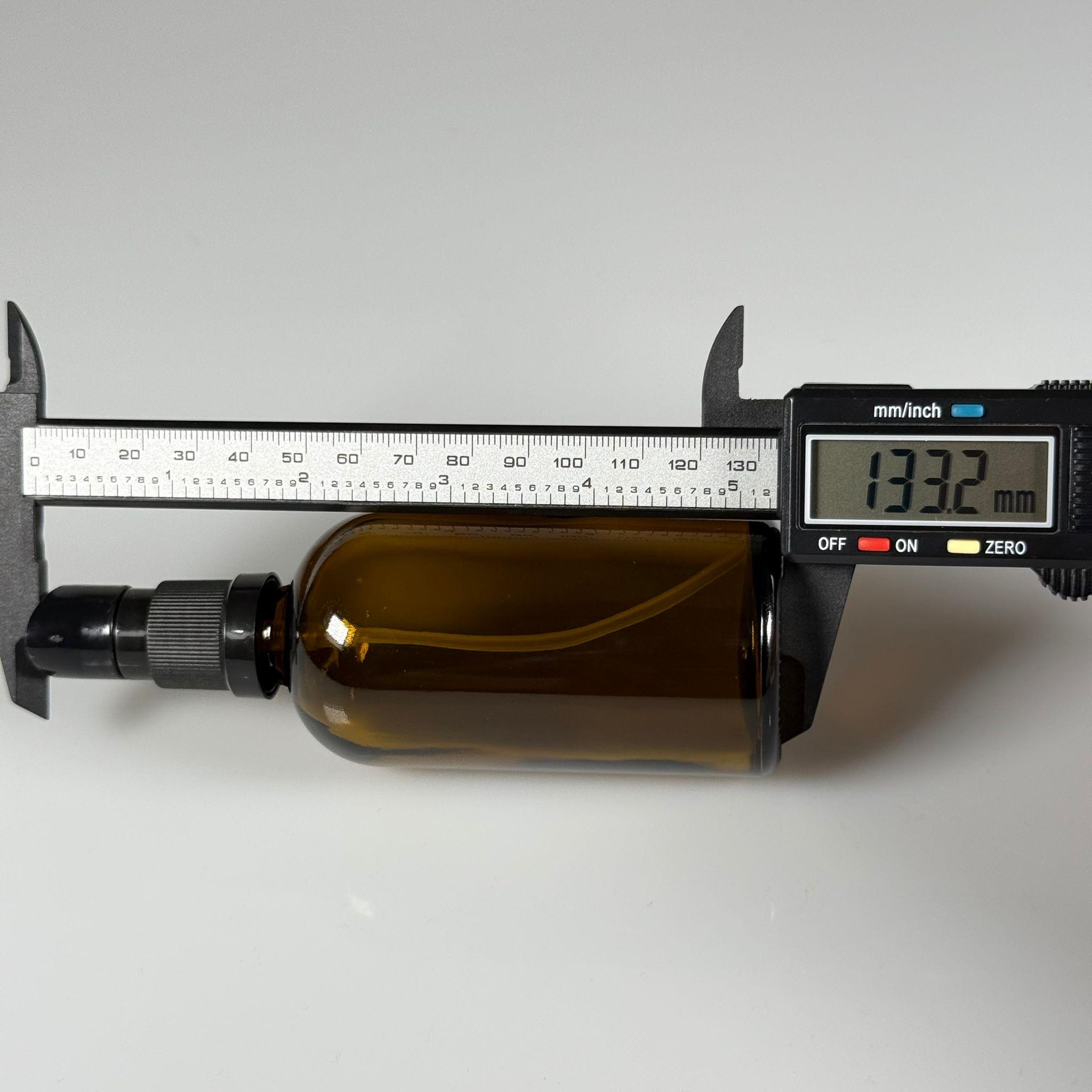 100 CC AMBER CAM ŞİŞE - SIZDIRMAZ ETEKLİ SİYAH LOSYON POMPALI TAKIM - 100 ML LOSYON ŞİŞESİ - YAĞ, KREM GİBİ YOĞUN KIVAMLI SIVILAR İÇİN CAM AMBALAJ