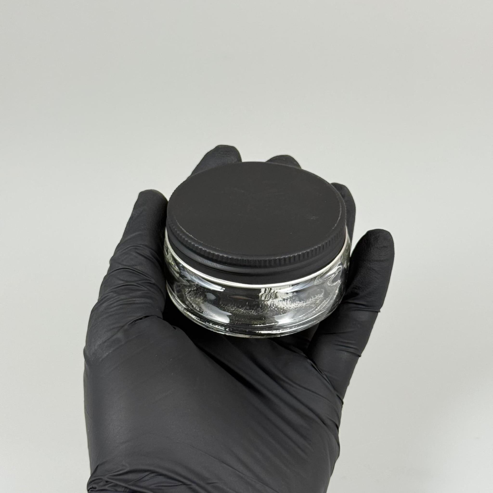 50 CC CAM KREM KAVANOZU - MAT SİYAH METAL KAPAKLI - 50 ML PAŞABAHÇE CAM KREM KAVANOZU - PAŞABAHÇE MUM KAVANOZLARI