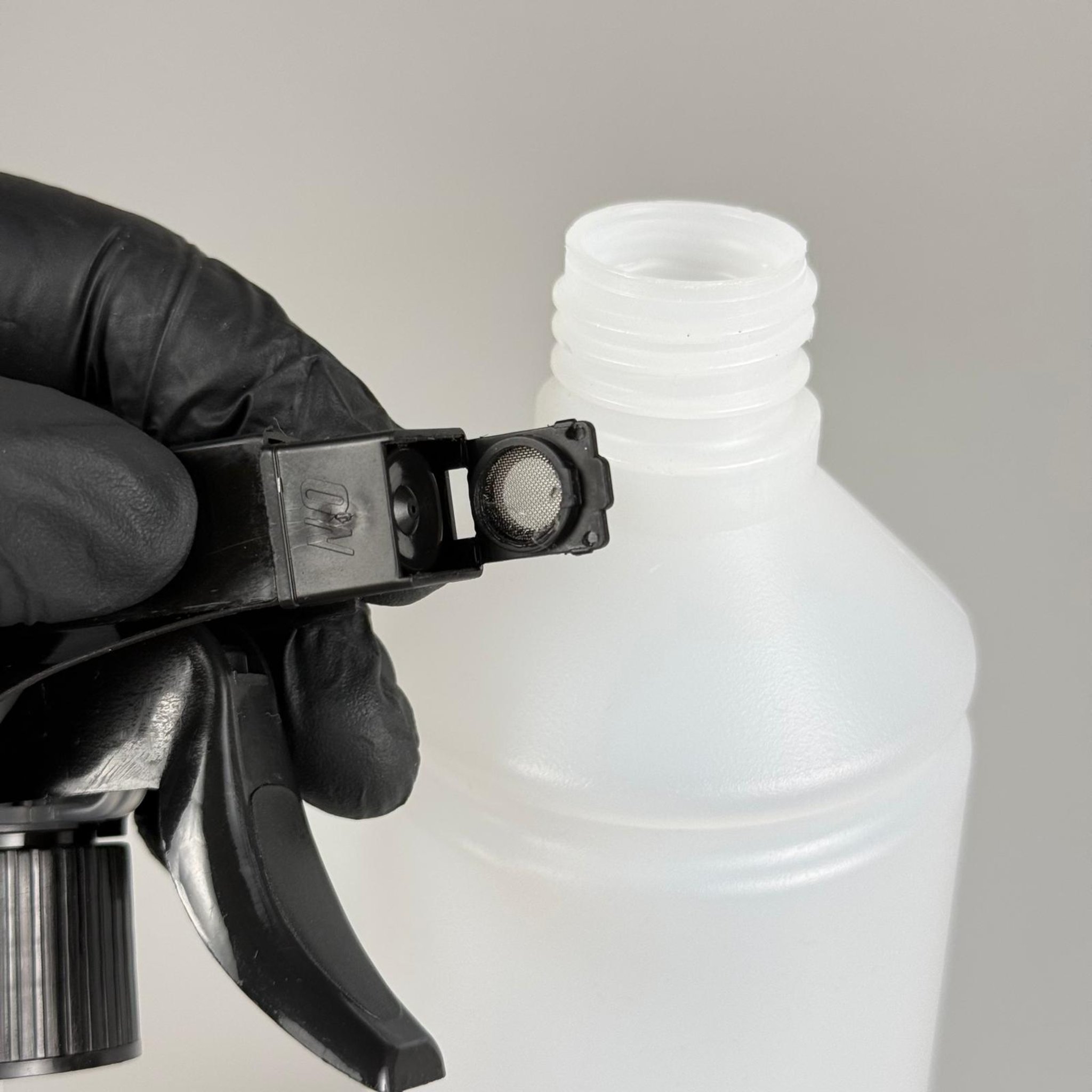0,5 LT KÖPÜK YAPICI TRİGER SPREYLİ POLİETİLEN ŞİŞE KISA - 500 ML KÖPÜK YAPICI TRİGER TETİK SPREYLİ PLASTİK ŞİŞE
