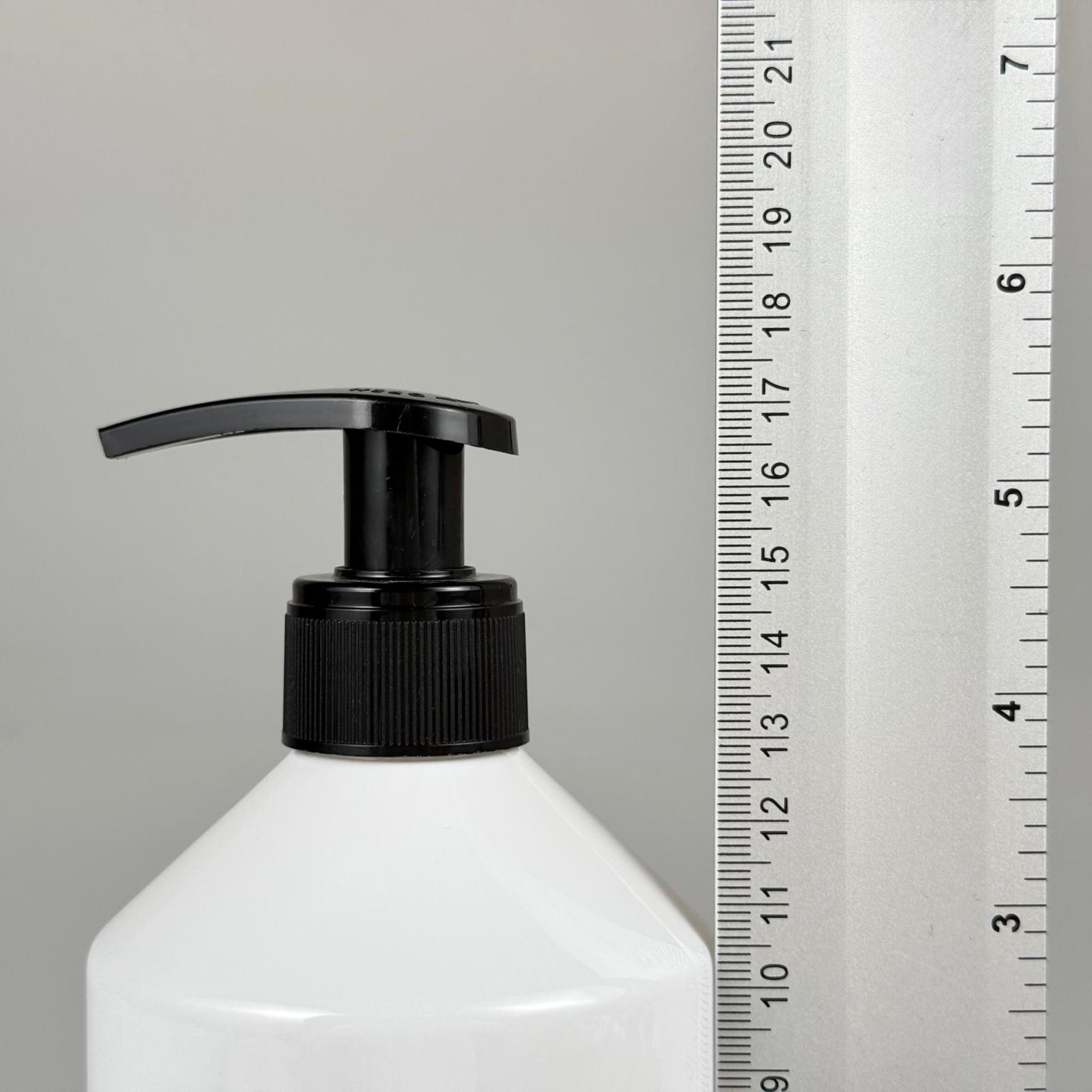 500 CC BEYAZ PET ŞİŞE - 500 ML BEYAZ PLASTİK ŞİŞE SİYAH POMPALI - SIVI SABUN POMPALI PLASTİK ŞİŞE