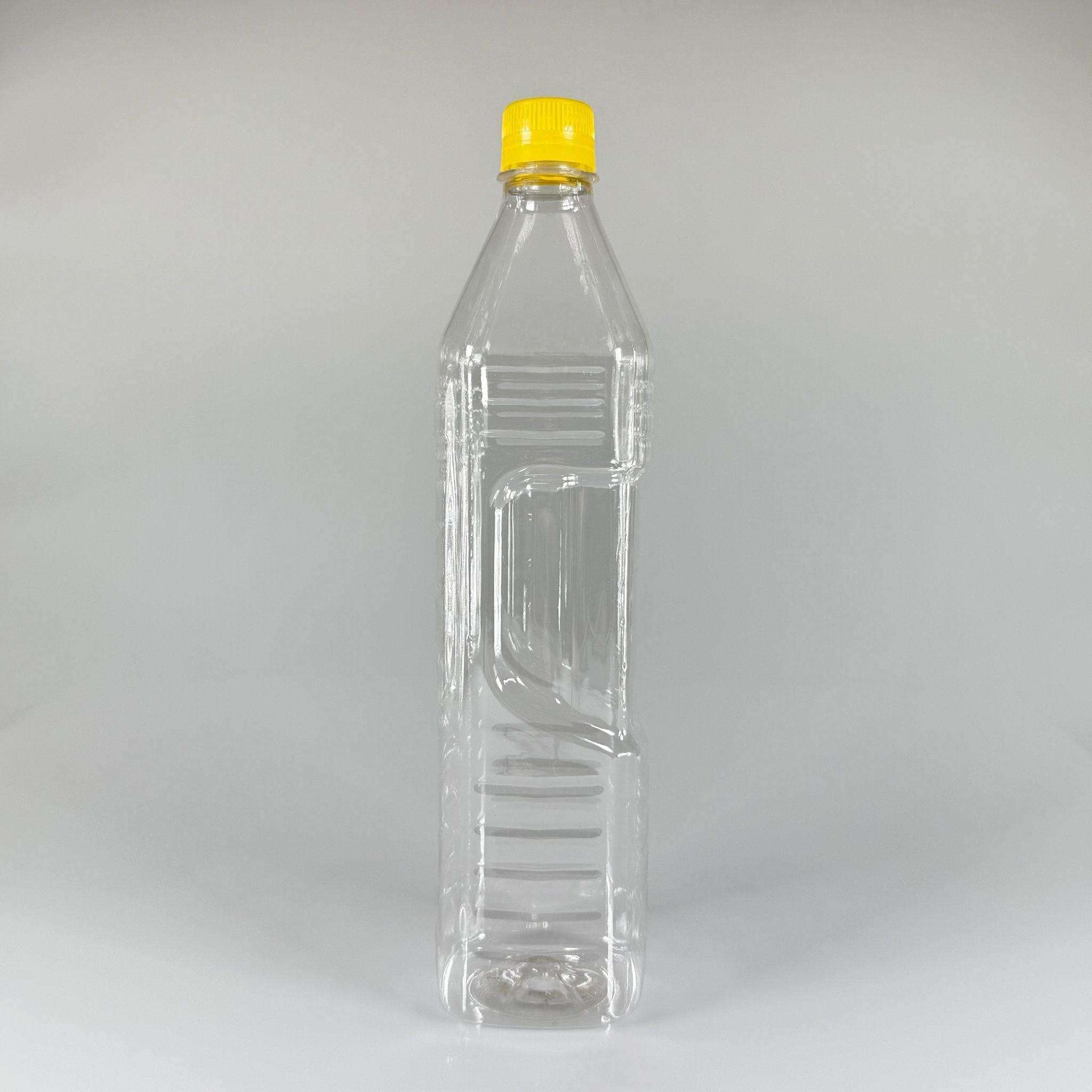 1000 CC KÖŞELİ PET ŞİŞE - SARI KİLİTLİ KAPAKLI 1 LİTRE KARE PLASTİK ŞİŞE - ZEYTİNYAĞ ŞİŞESİ