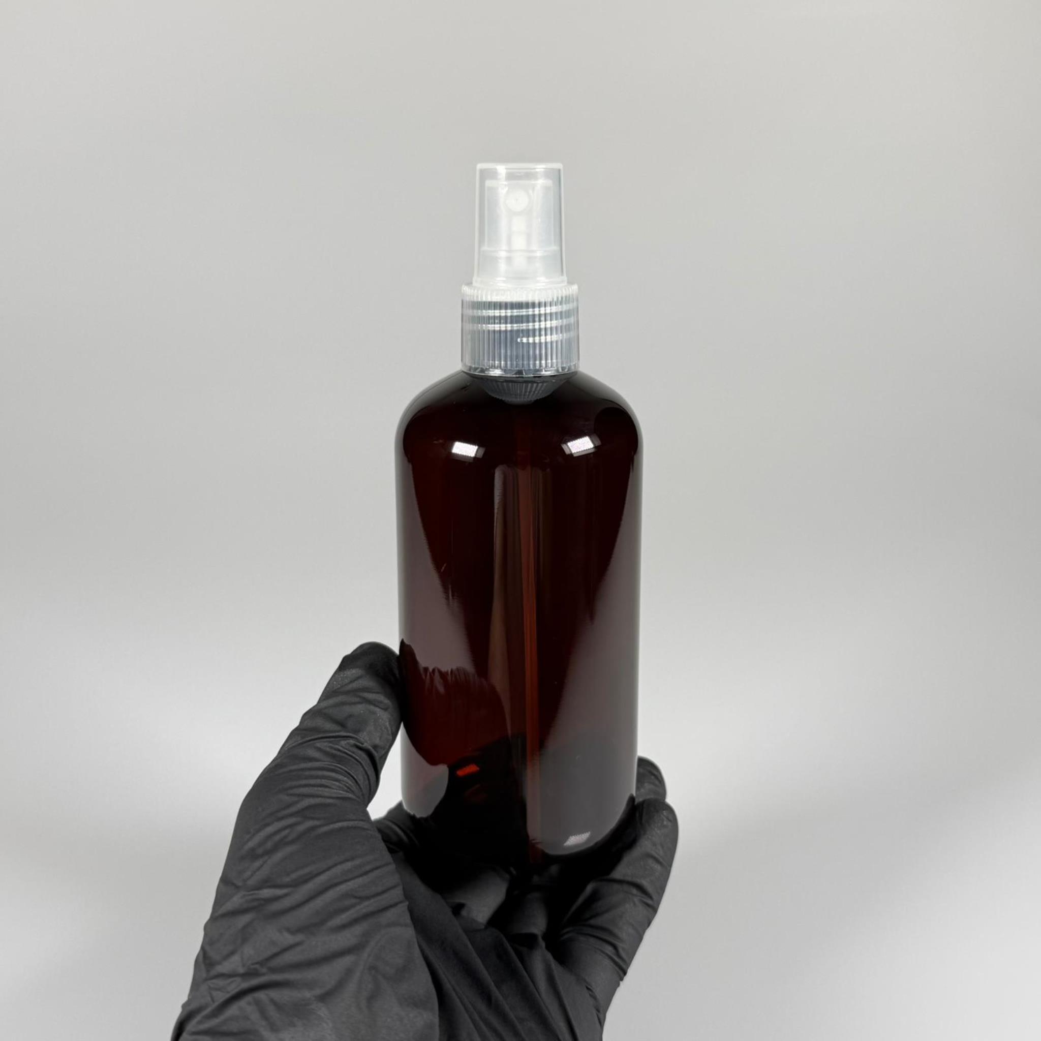 250 CC AMBER ŞİŞE - ŞEFFAF SPREYLİ - 250 ML SPREYLİ PLASTİK ŞİŞE - ZEYNEP MODEL PET ŞİŞE