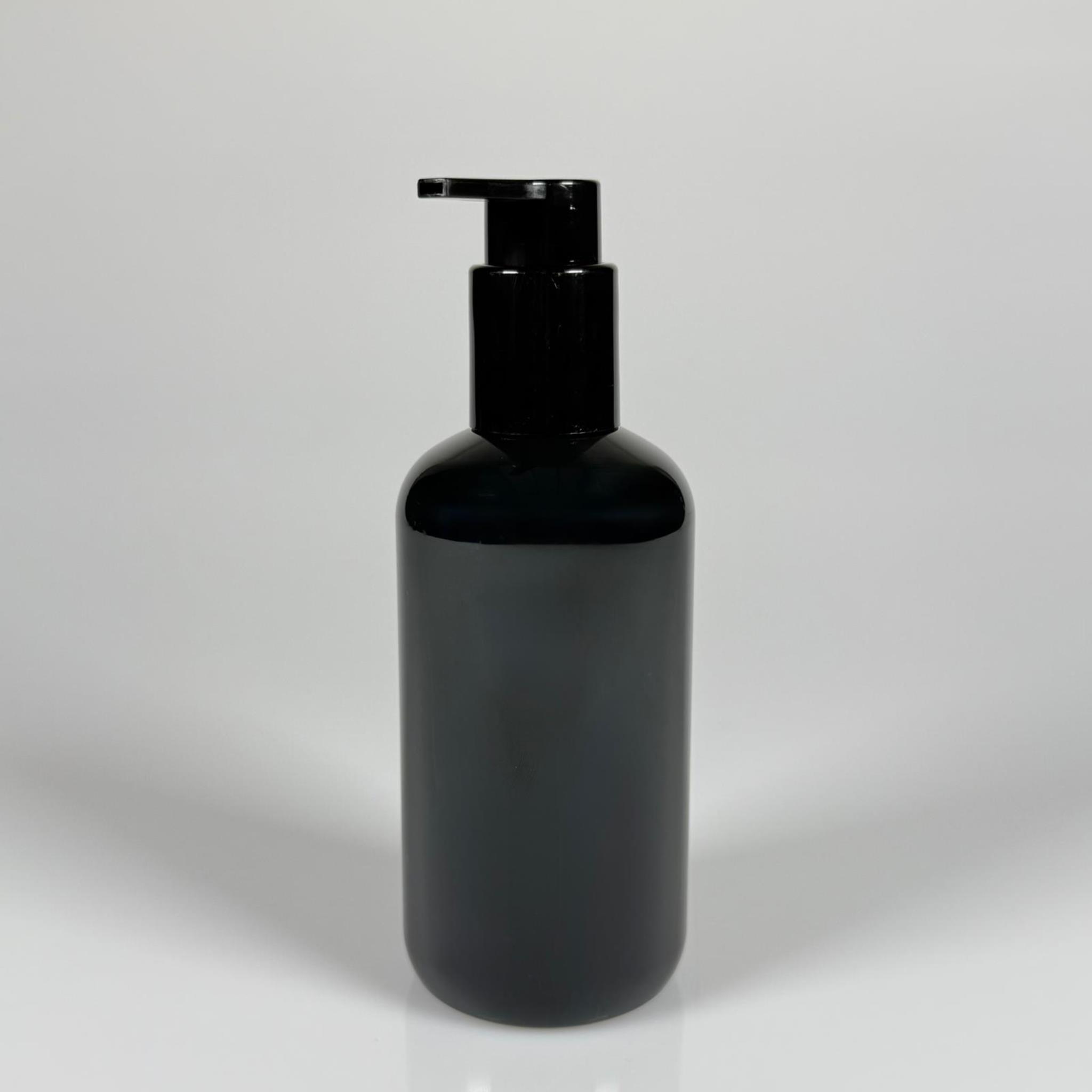 250 CC PET ŞİŞE (30 GR) - SİYAH XAVIER POMPALI - SERUM, LOSYON, KREM POMPALI POMPALI - 250 ML PLASTİK ŞİŞE - SİYAH