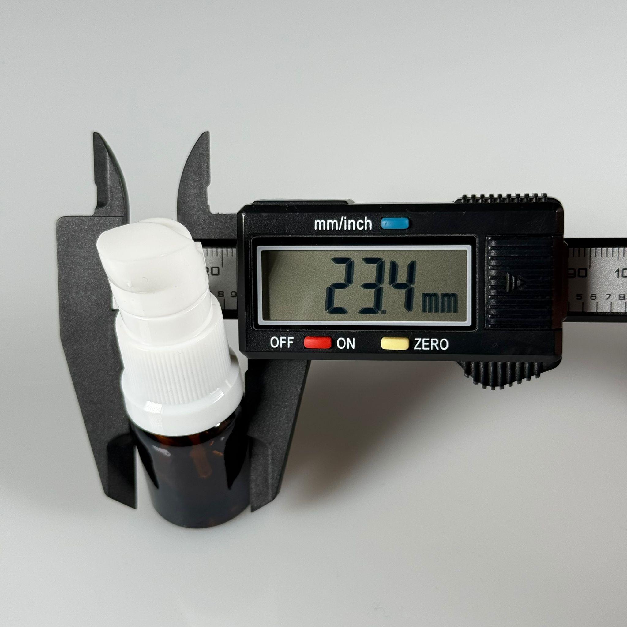 3 CC AMBER CAM ŞİŞE - SIZDIRMAZ ETEKLİ BEYAZ LOSYON POMPALI TAKIM - 3 ML LOSYON ŞİŞESİ - YAĞ, KREM GİBİ YOĞUN KIVAMLI SIVILAR İÇİN CAM AMBALAJ