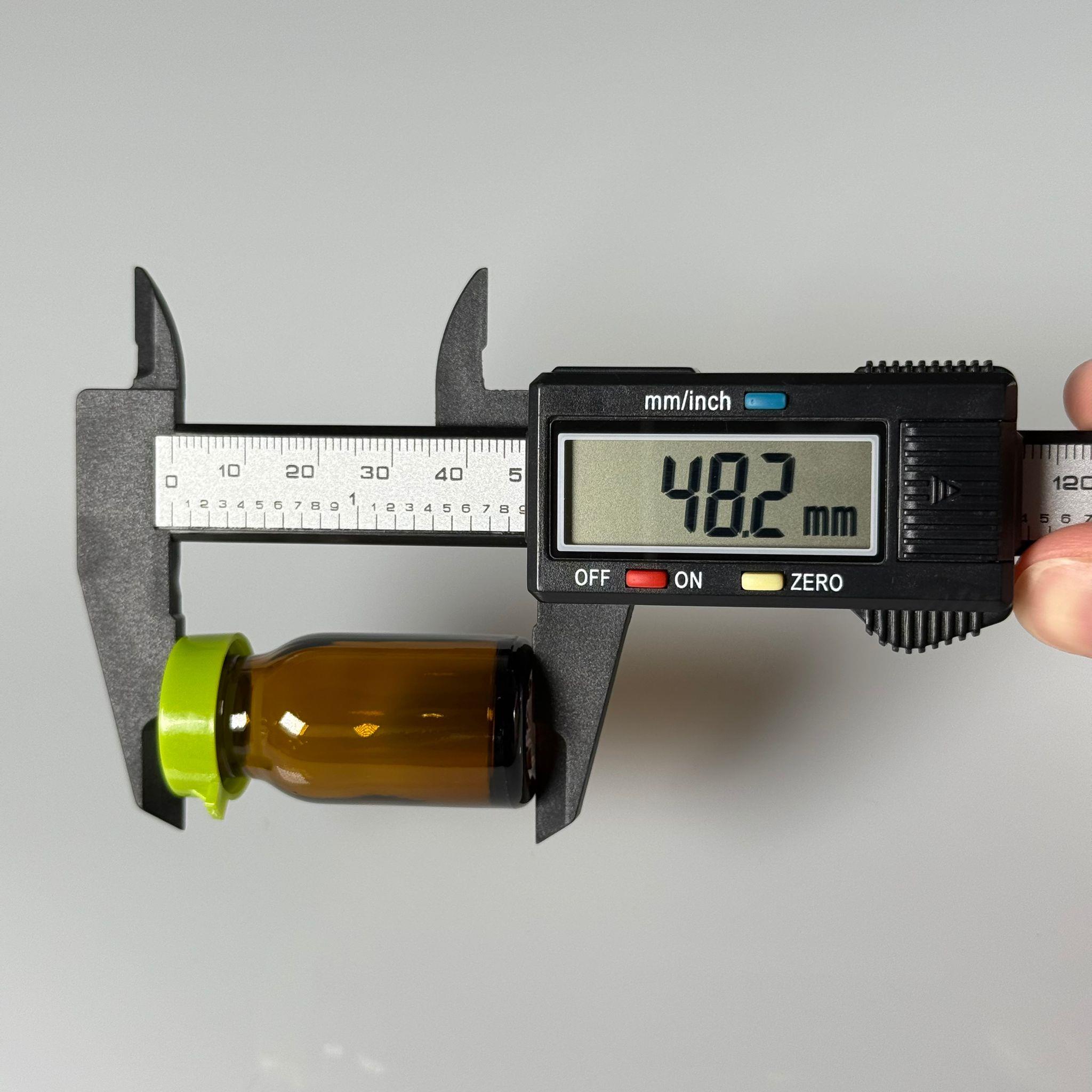 8 CC AMBER KAHVERENGİ CAM PENİSİLİN FLAKON ŞİŞE - 8 ML CAM ŞİŞE YEŞİL SIZDIRMAZ KAPAKLI