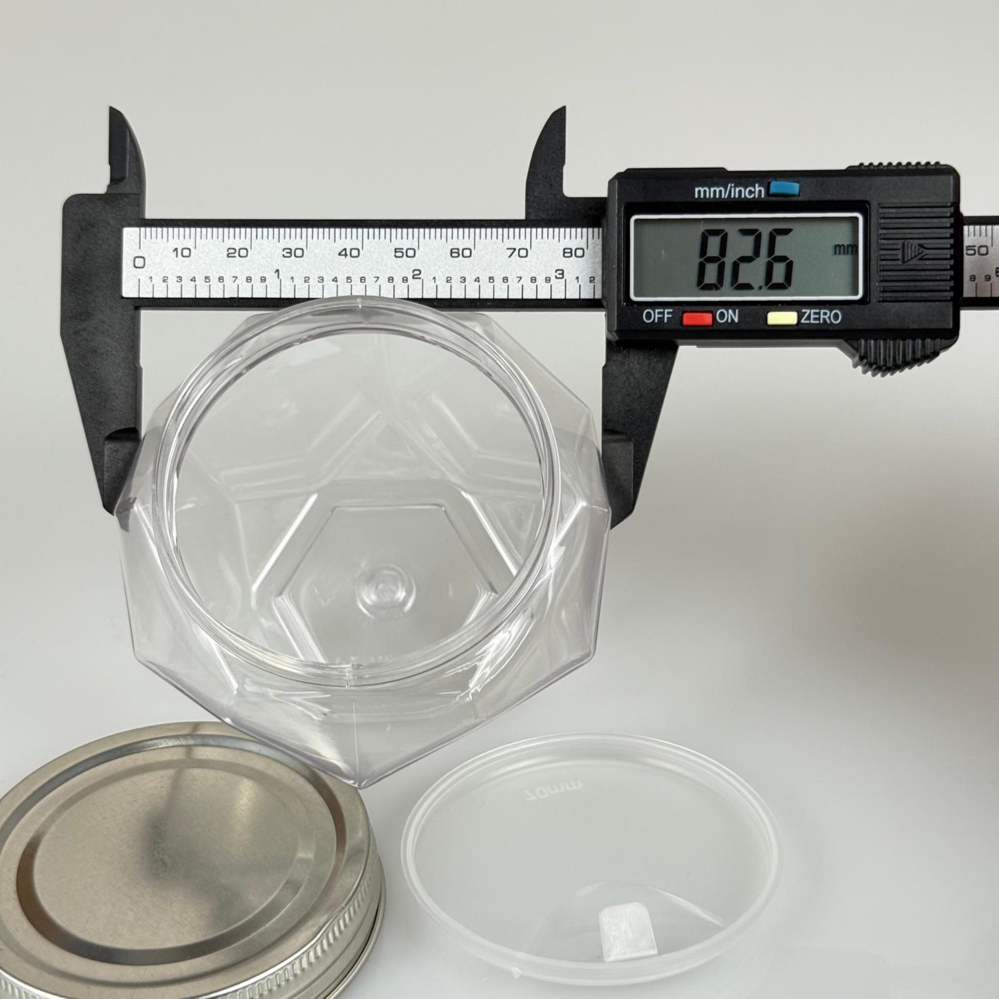 250 ML SERT PET ALTIGEN KAVANOZ + GÜMÜŞ METAL KAPAK + İÇ TIPA - 250 CC KALIN ŞEFFAF PLASTİK KAVANOZ GÜMÜŞ METAL KAPAKLI İÇ TIPALI TAKIM - KREM KAVANOZLARI