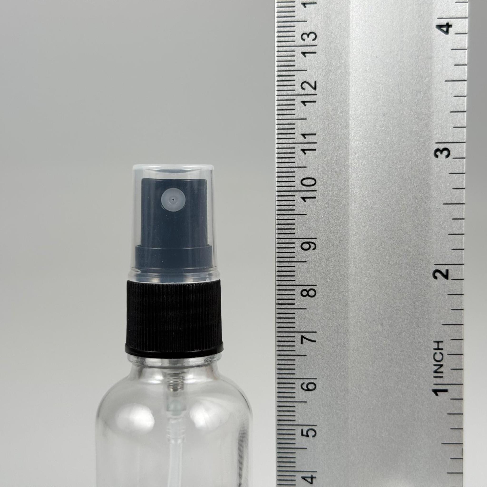 30 CC CAM ŞİŞE SİYAH SPREYLİ TAKIM - 30 ML SPREYLİ ŞİŞE