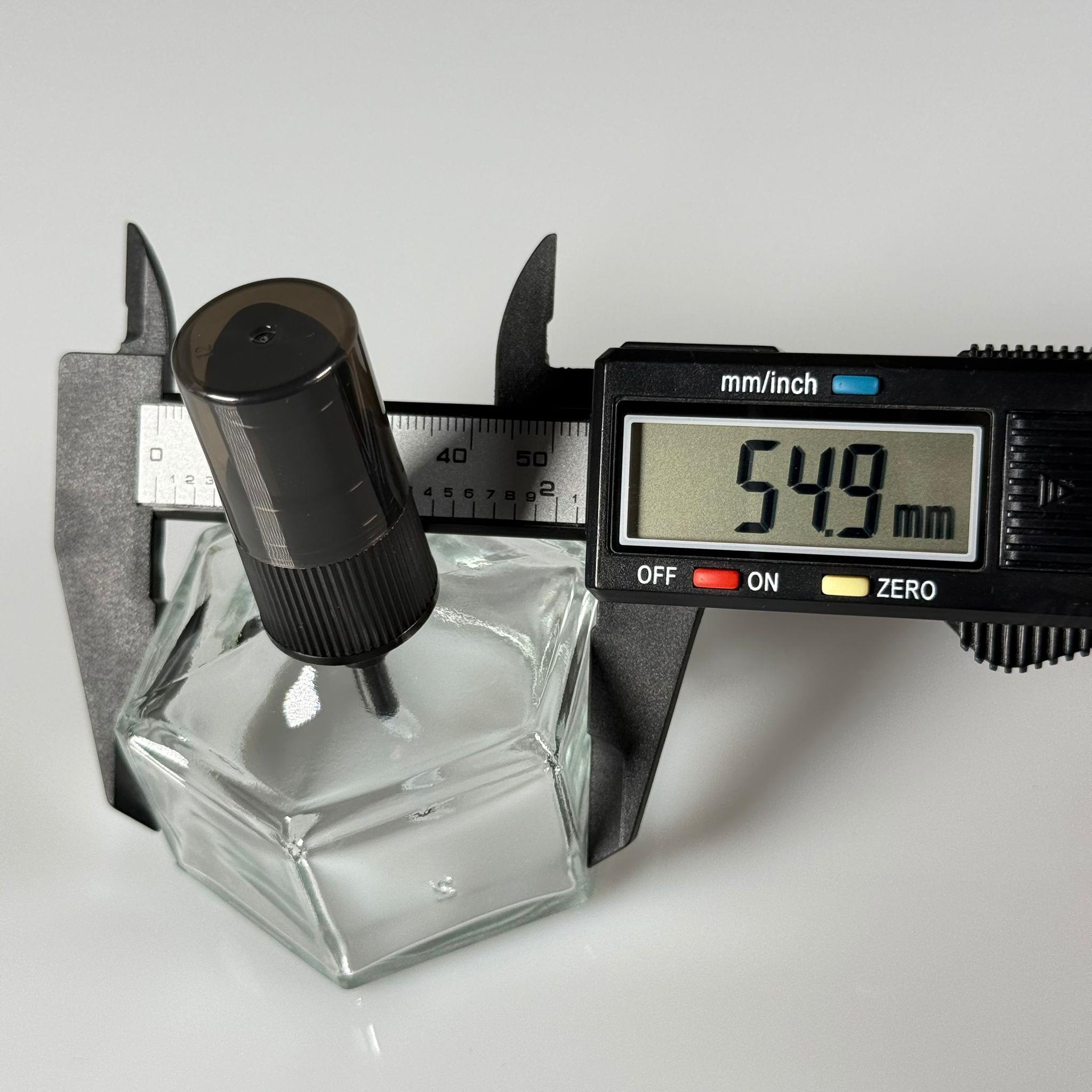 50 CC BASIK ALTIGEN CAM ŞİŞE - SİYAH LOSYON POMPALI - 50 ML PRESTİJLİ ŞİŞE