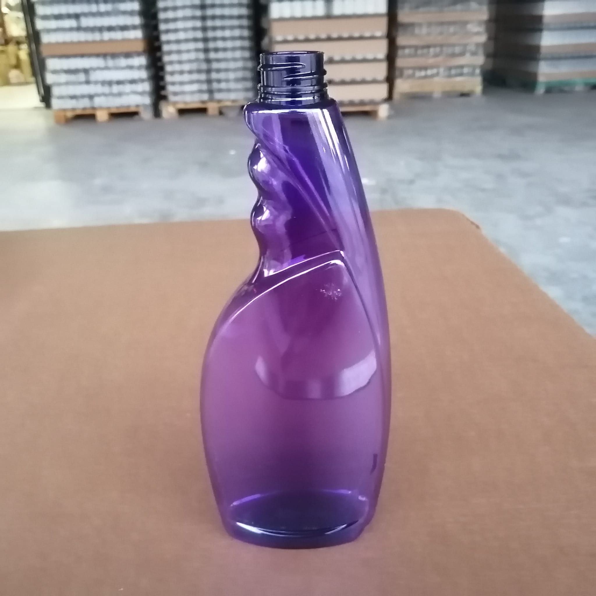 500 CC YASSI MOR PET ŞİŞE KAPAKSIZ (28 AĞIZ) - 500 ML BOŞ CAM SİL ŞİŞESİ - YASSI CAMSİL ŞİŞESİ