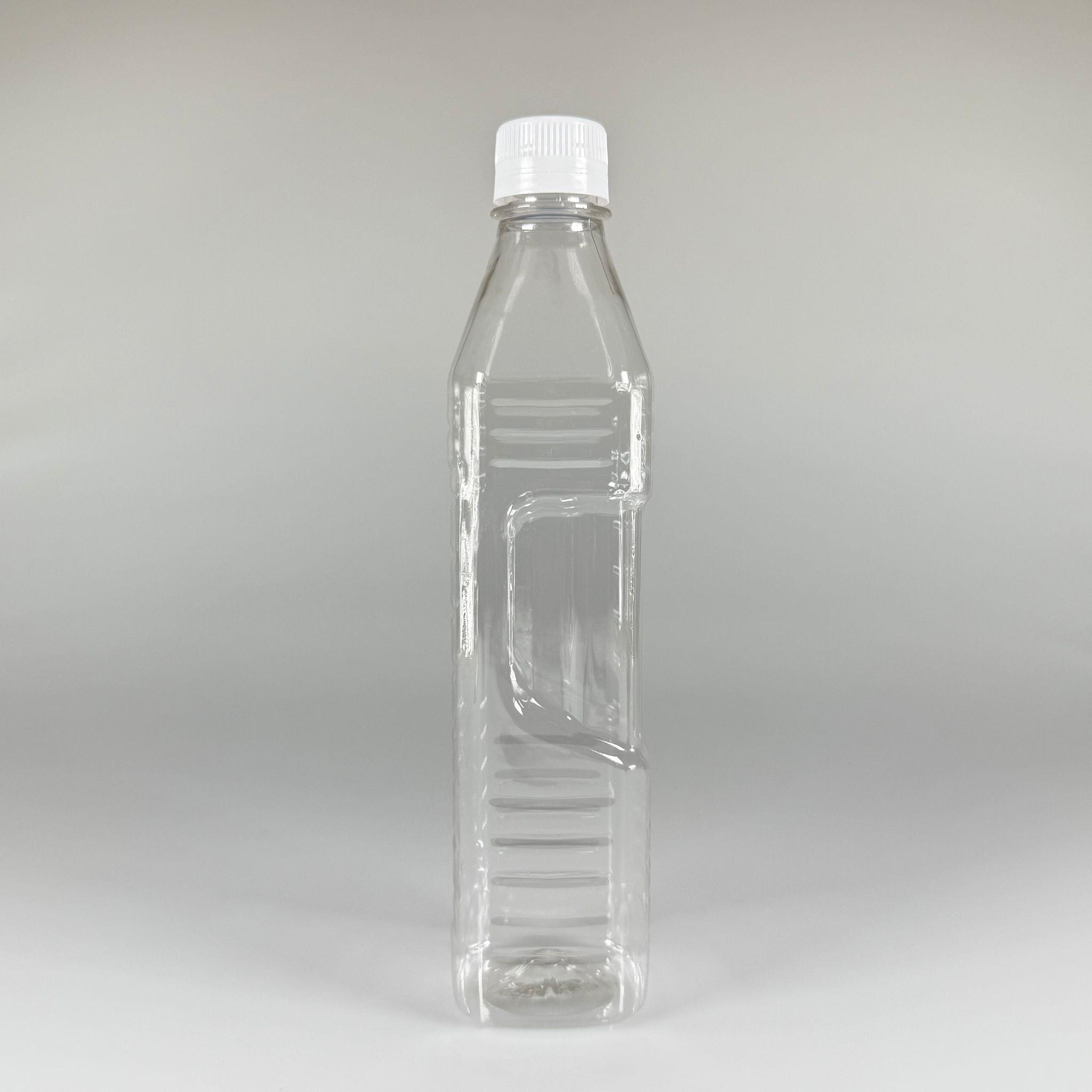 500 CC KÖŞELİ PET ŞİŞE - BEYAZ KİLİTLİ KAPAKLI 0,5 LİTRE KARE PLASTİK ŞİŞE - ZEYTİNYAĞ ŞİŞESİ