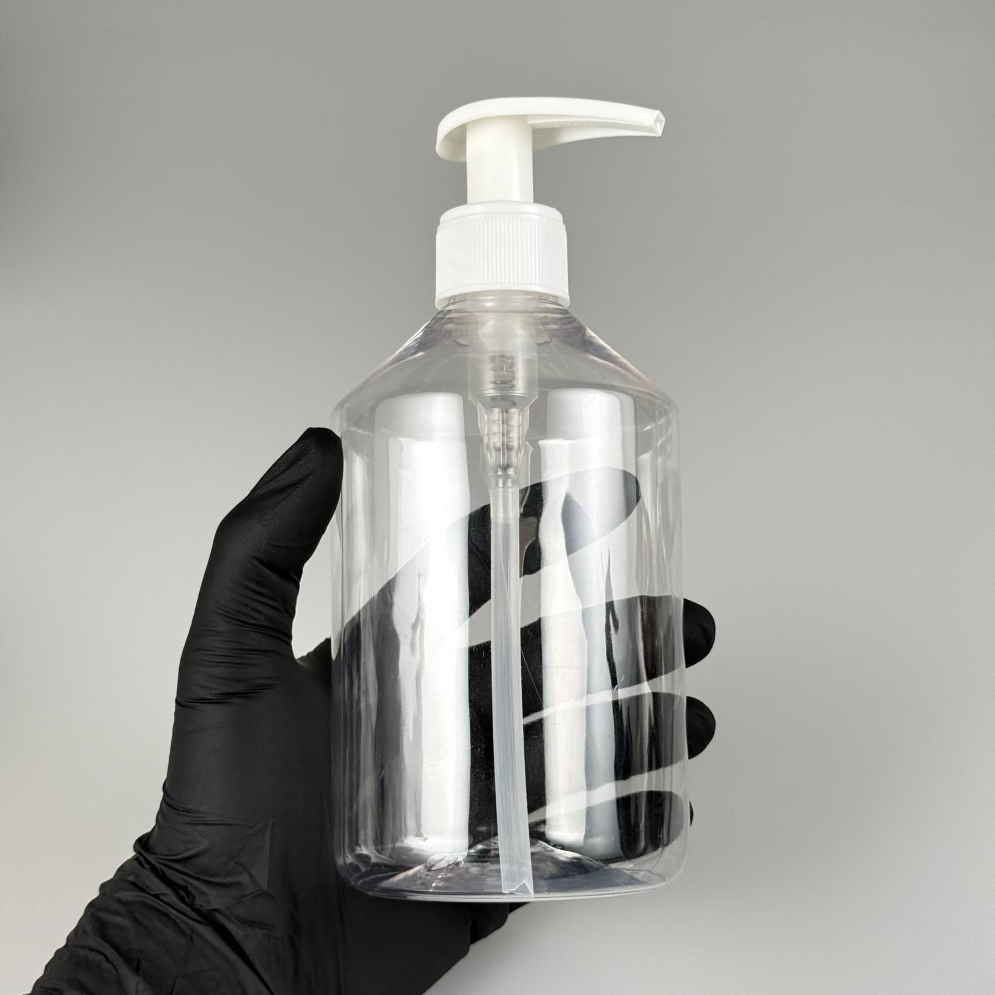 BOŞ SIVI SABUN ŞİŞESİ - 500 ML POMPALI PET ŞİŞE